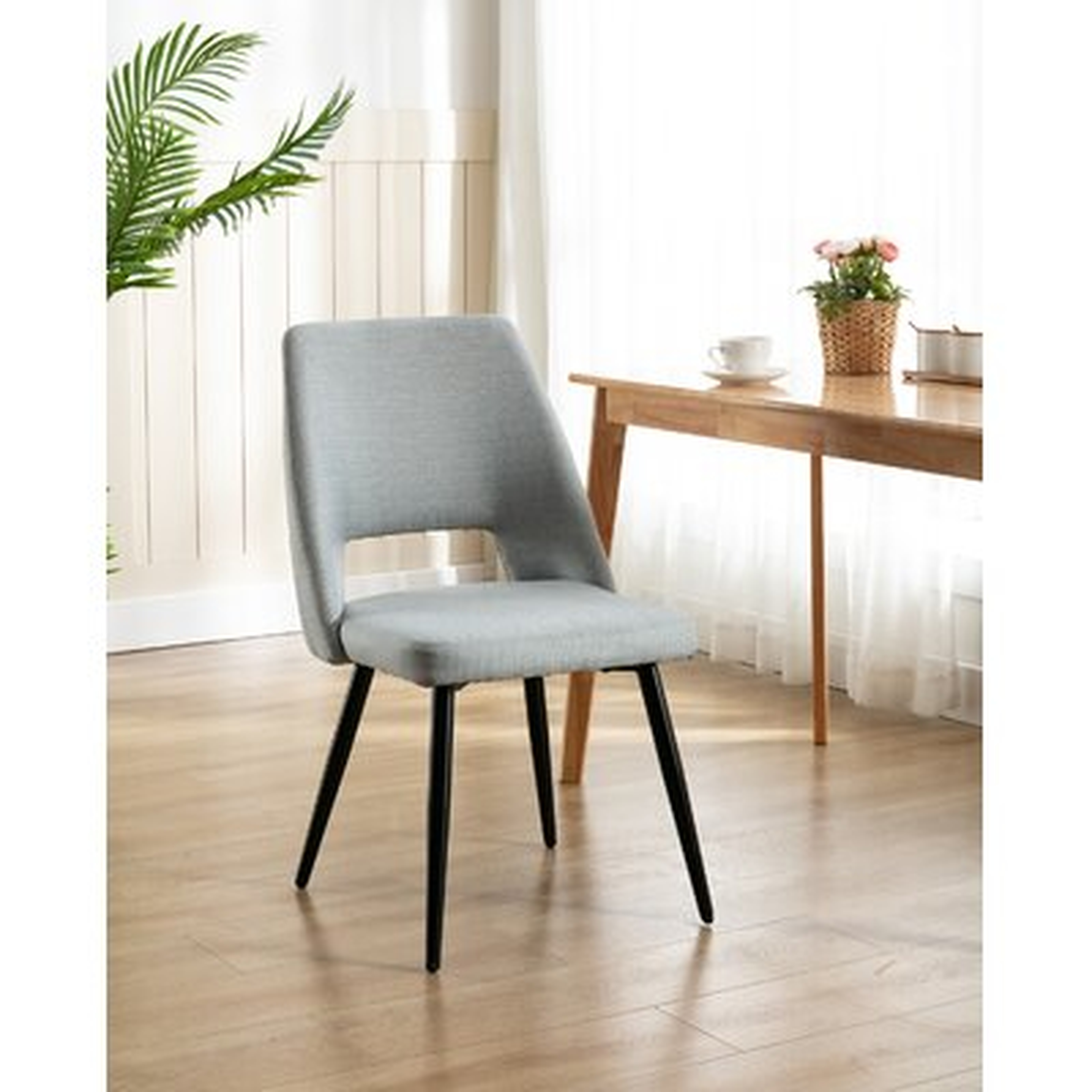 Linen Upholstered Side Chair - Wayfair