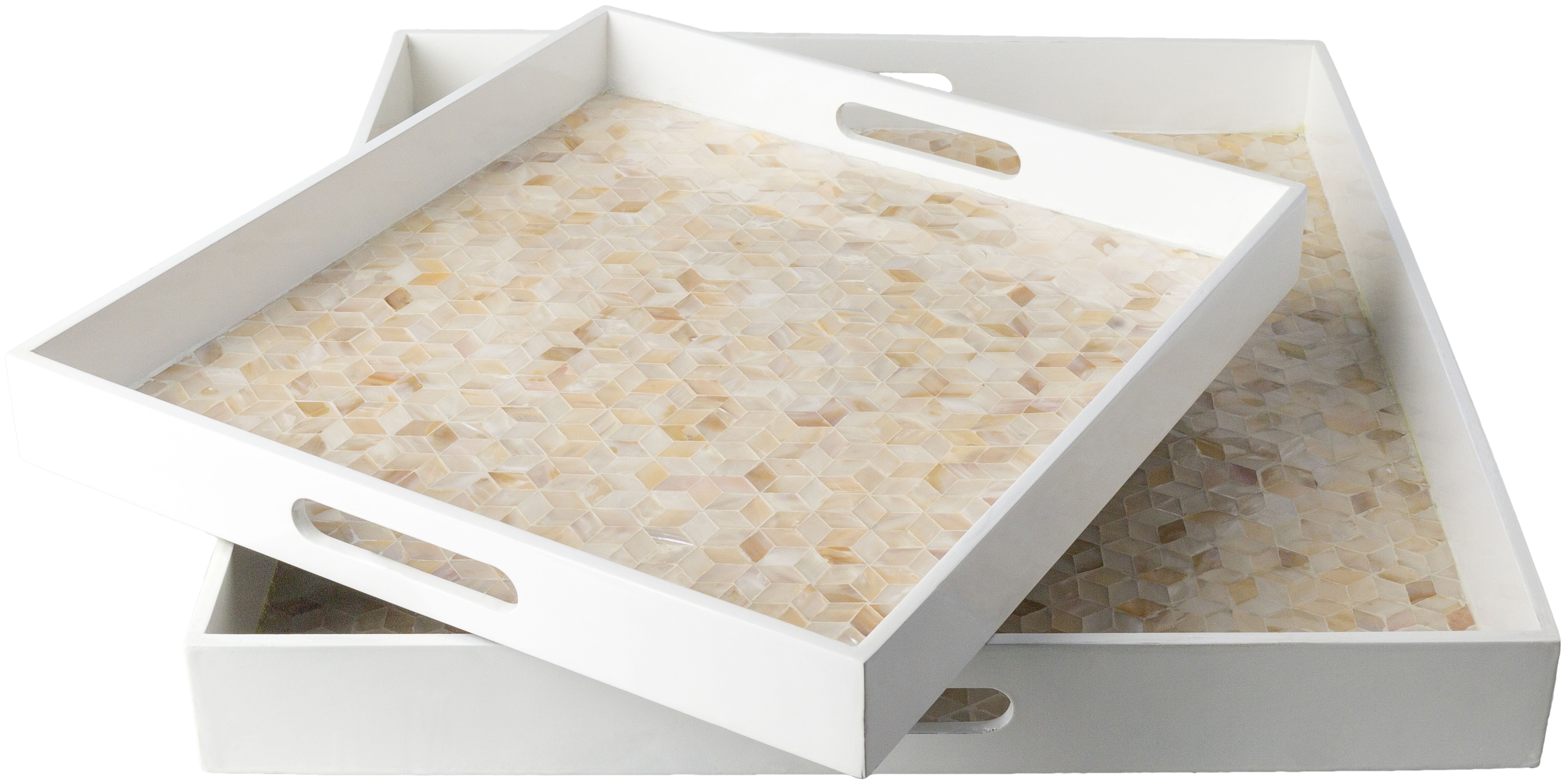 Beverly 19.7 x 20.9 x 2.4 Tray Set - Surya