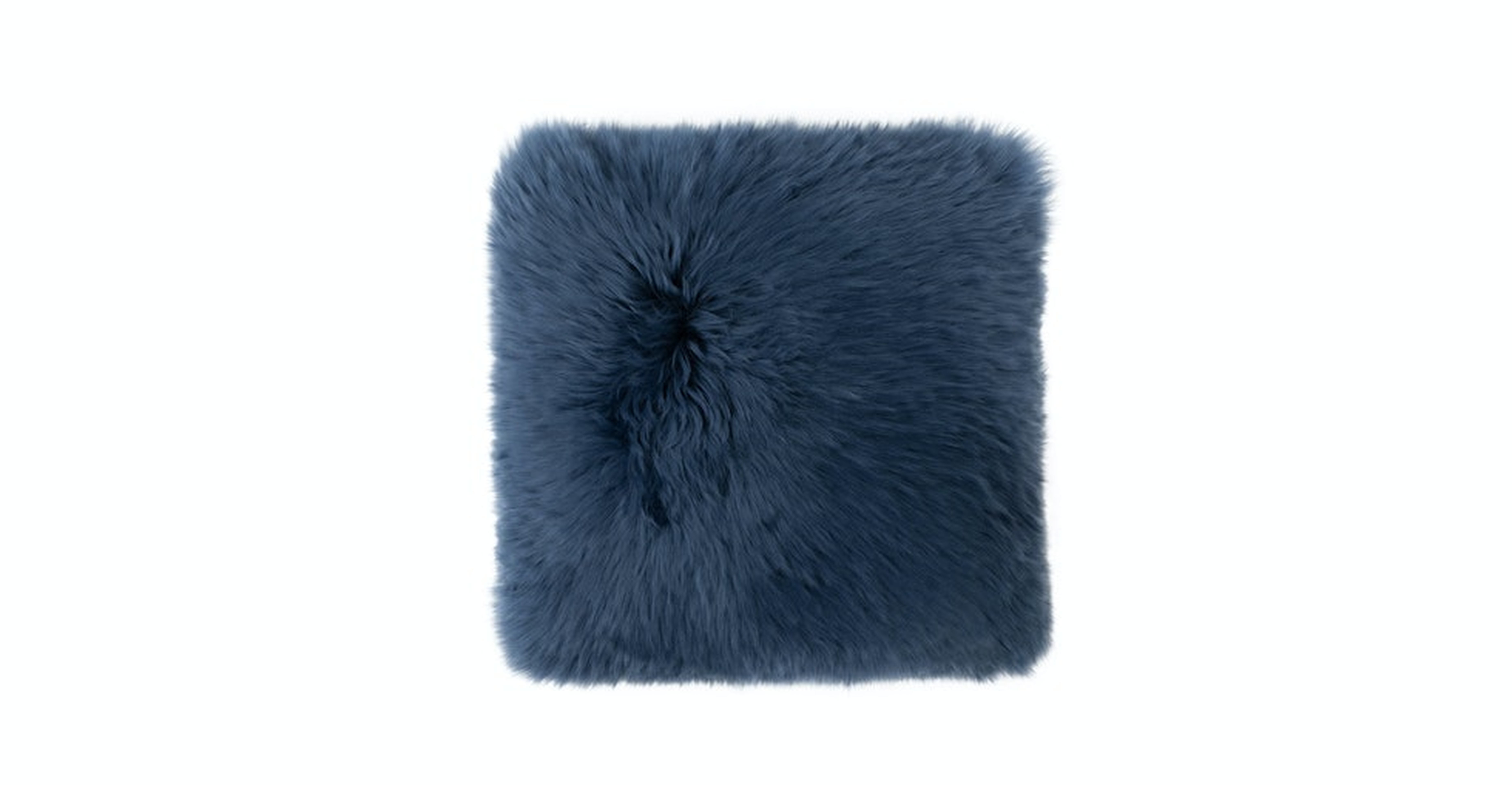 Lanna Sheepskin Pillow - Navy - Article