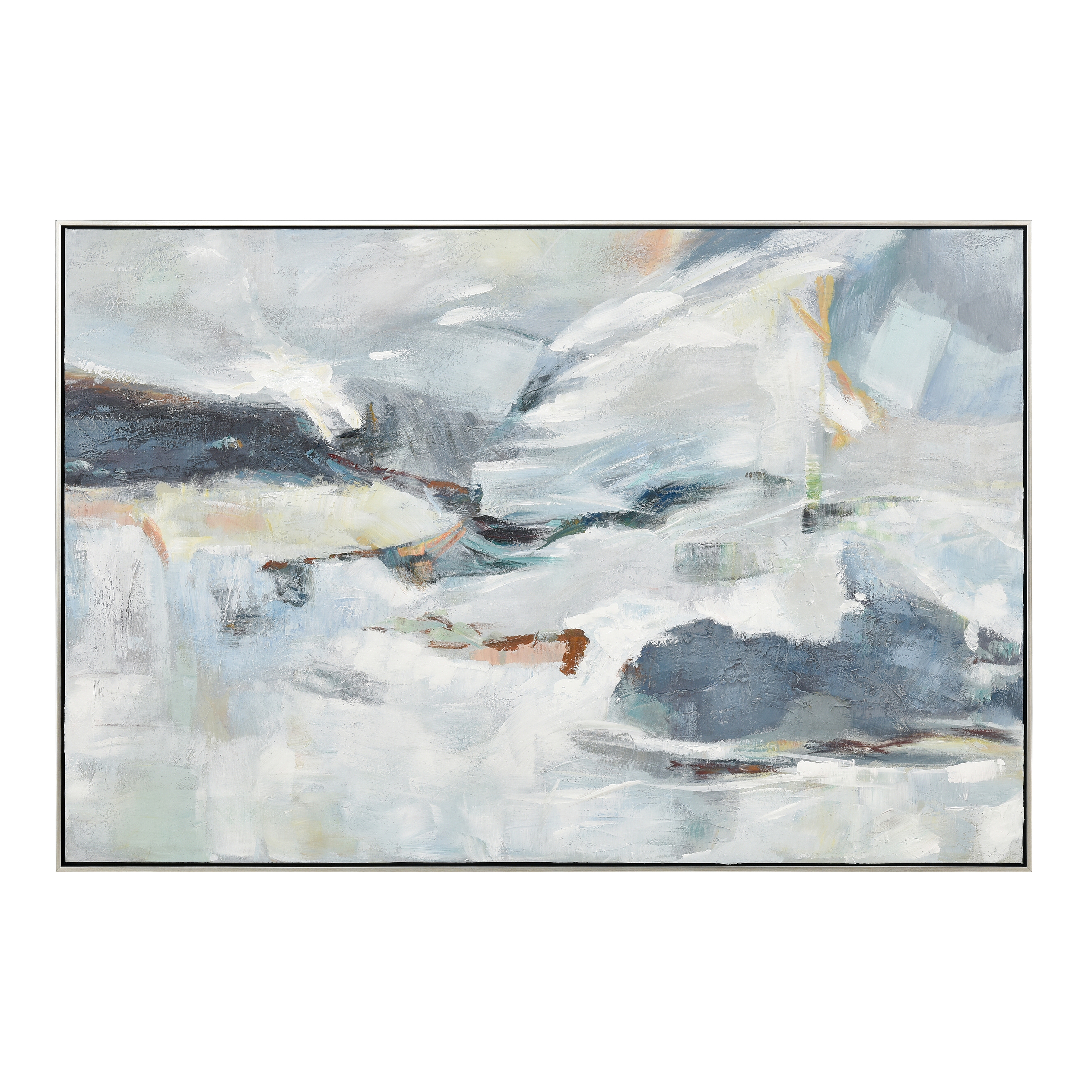 Seawater Abstract Framed Wall Art - Elk Home