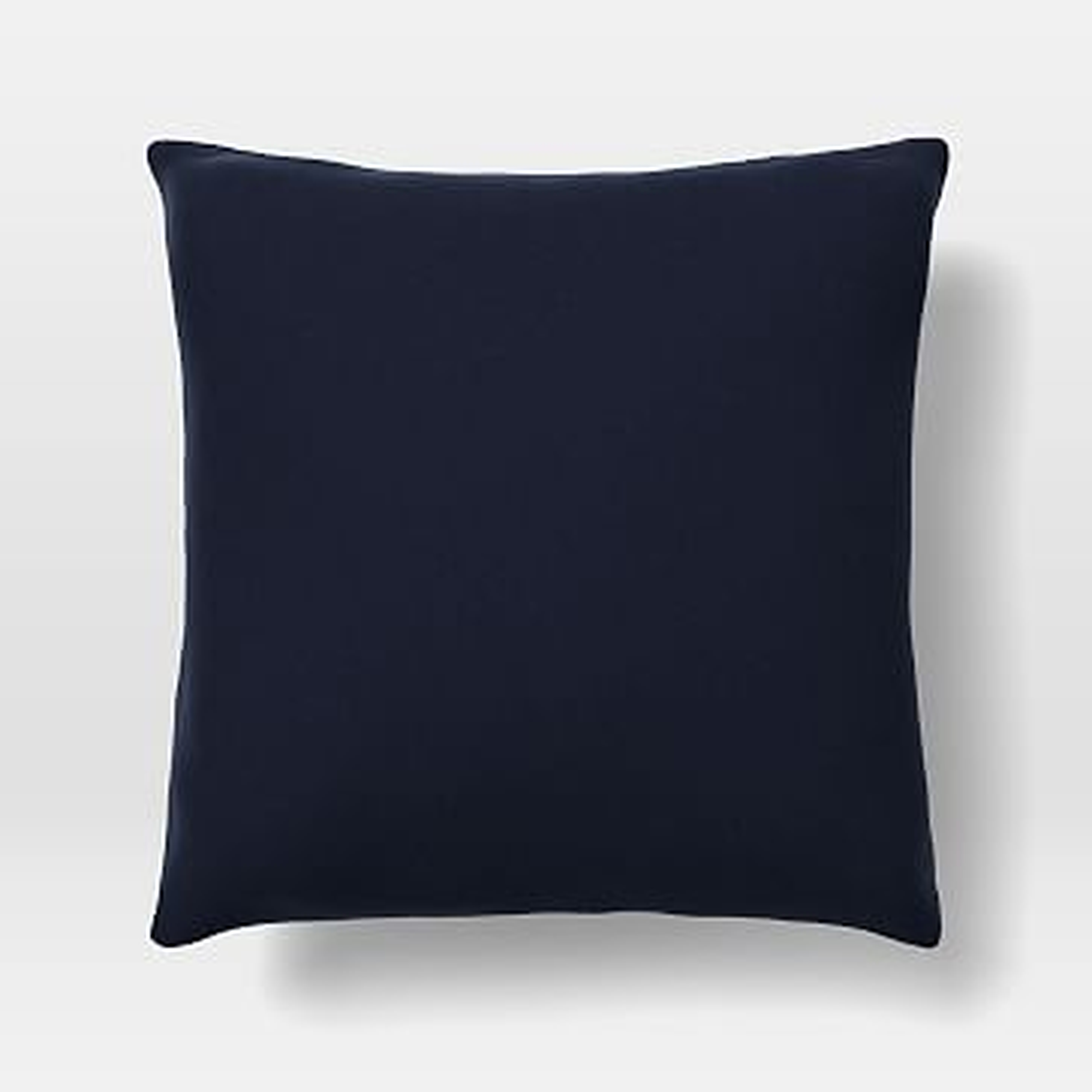20"x 20" Pillow, Distressed Velvet, Ink Blue, N/A, N/A, - West Elm