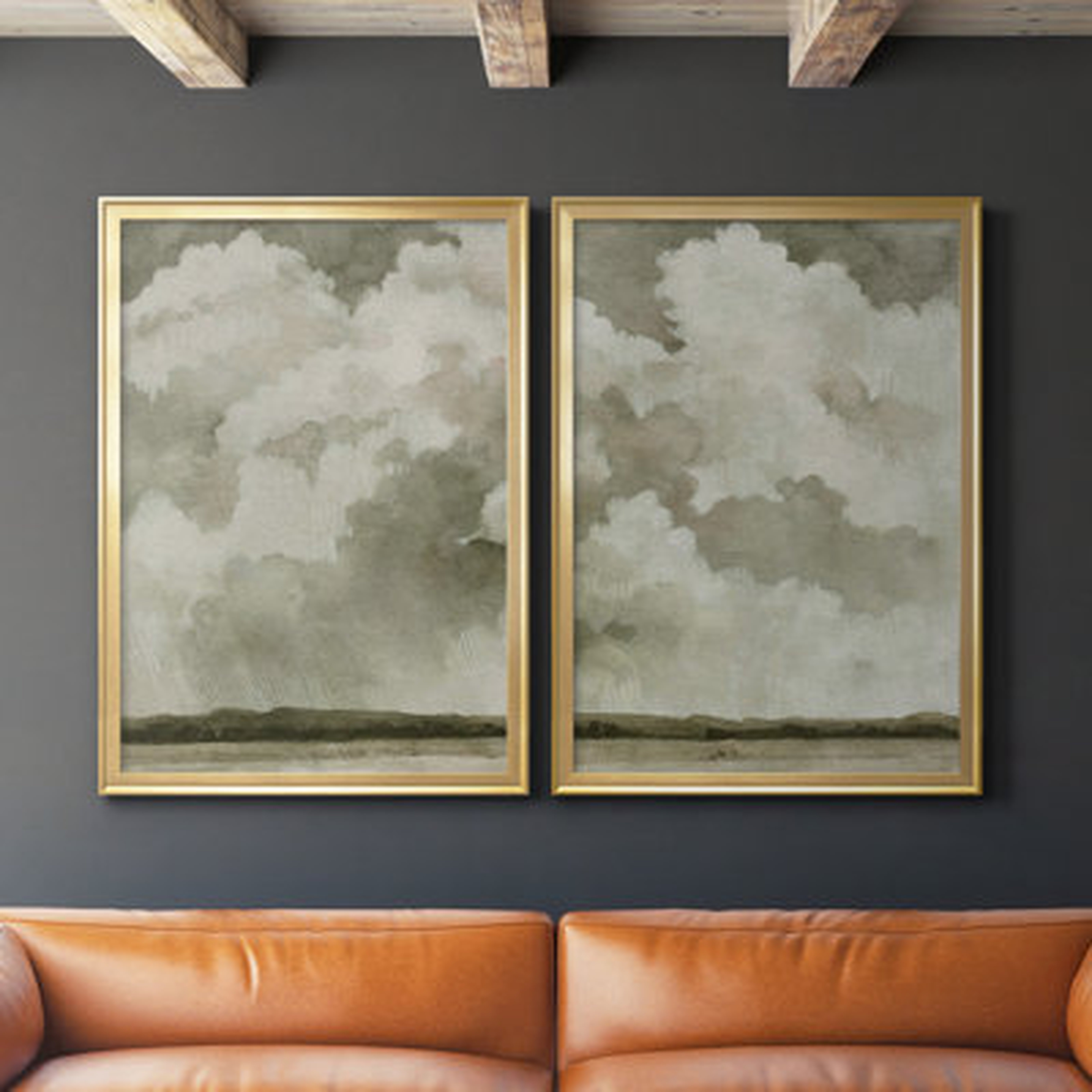 Big Dark Sky I - 2 Piece Picture Frame Print Set on Canvas - Wayfair