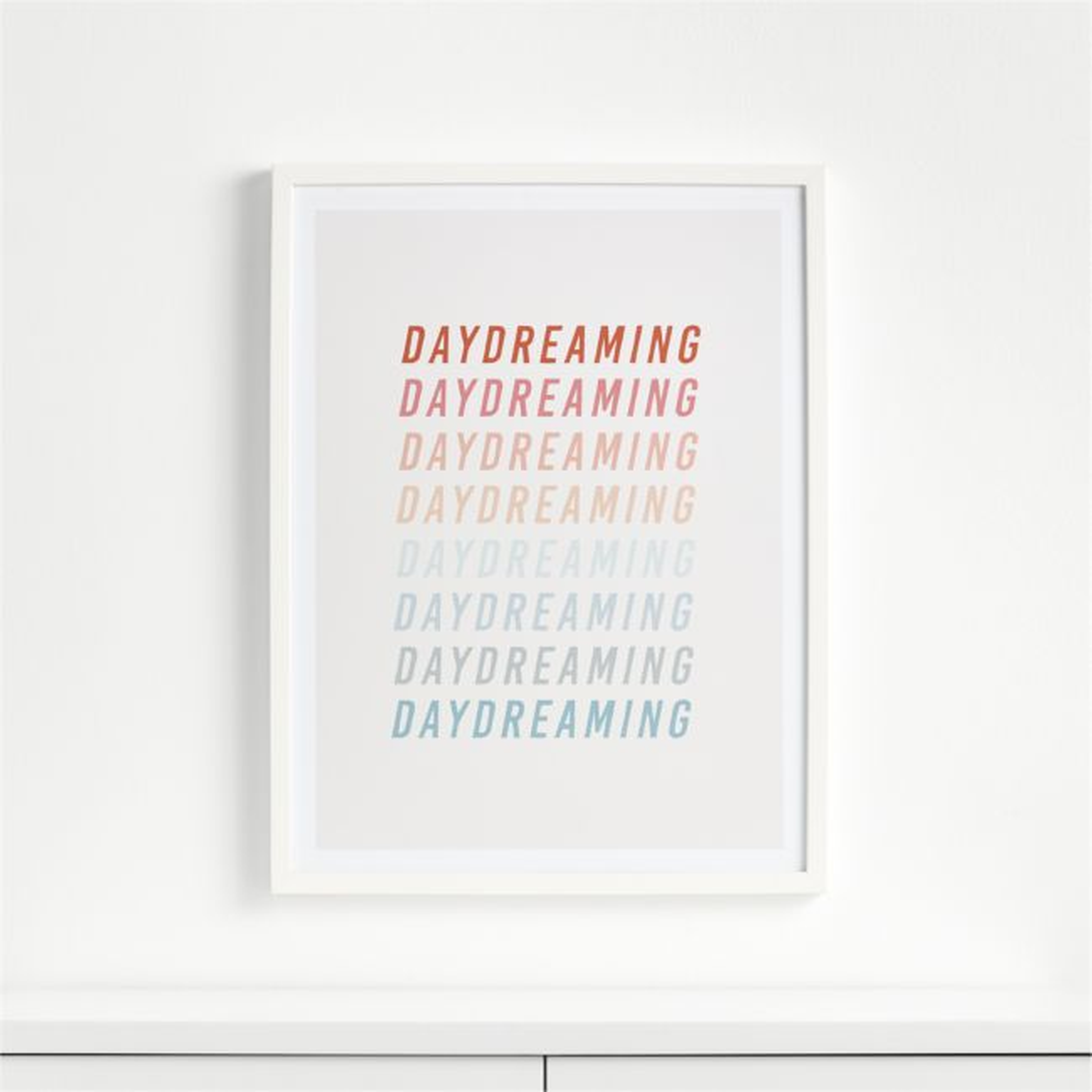 Daydreaming Framed Wall Art - Crate and Barrel