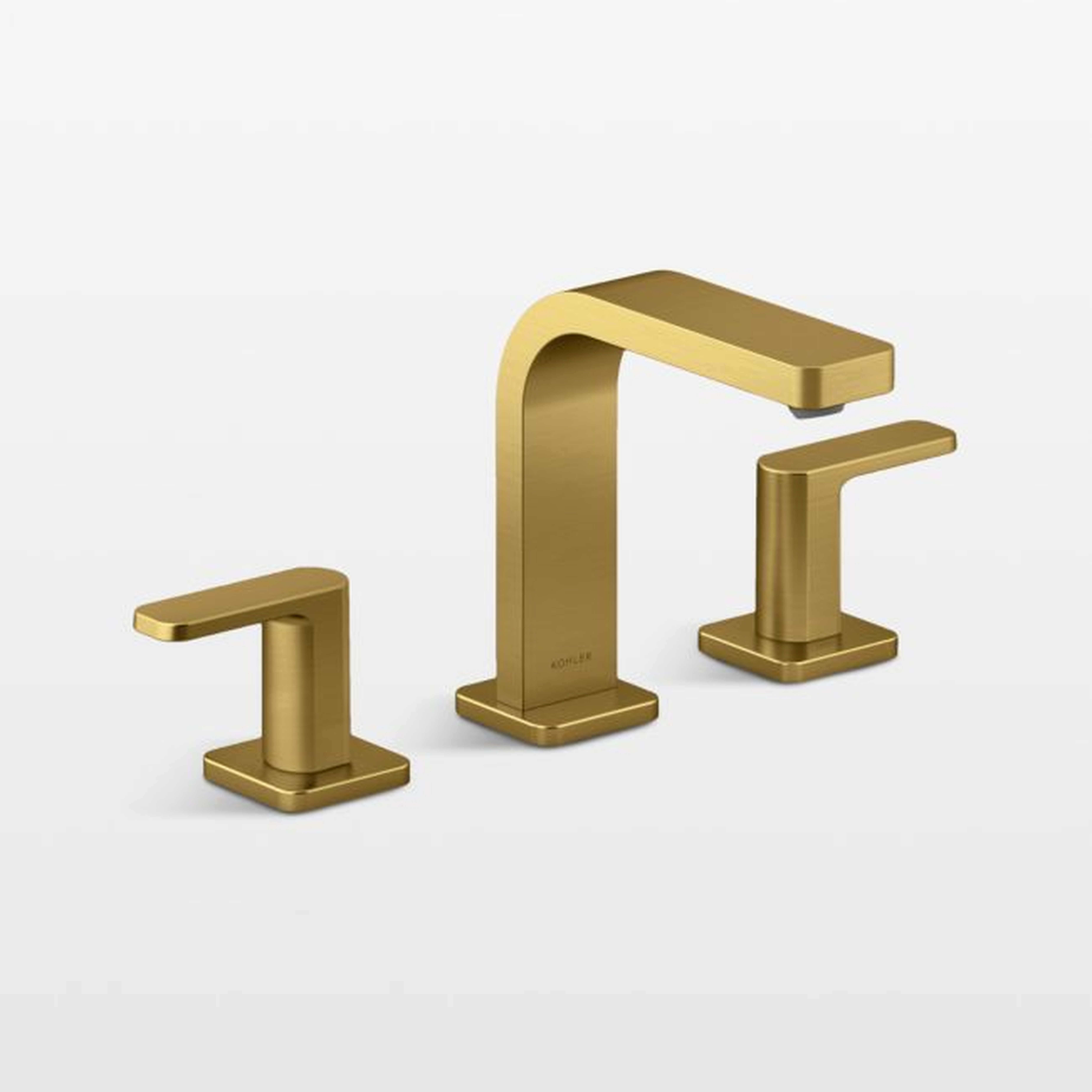 Kohler ® Parallel Brass Bathroom Sink Faucet and Handles - Crate and Barrel