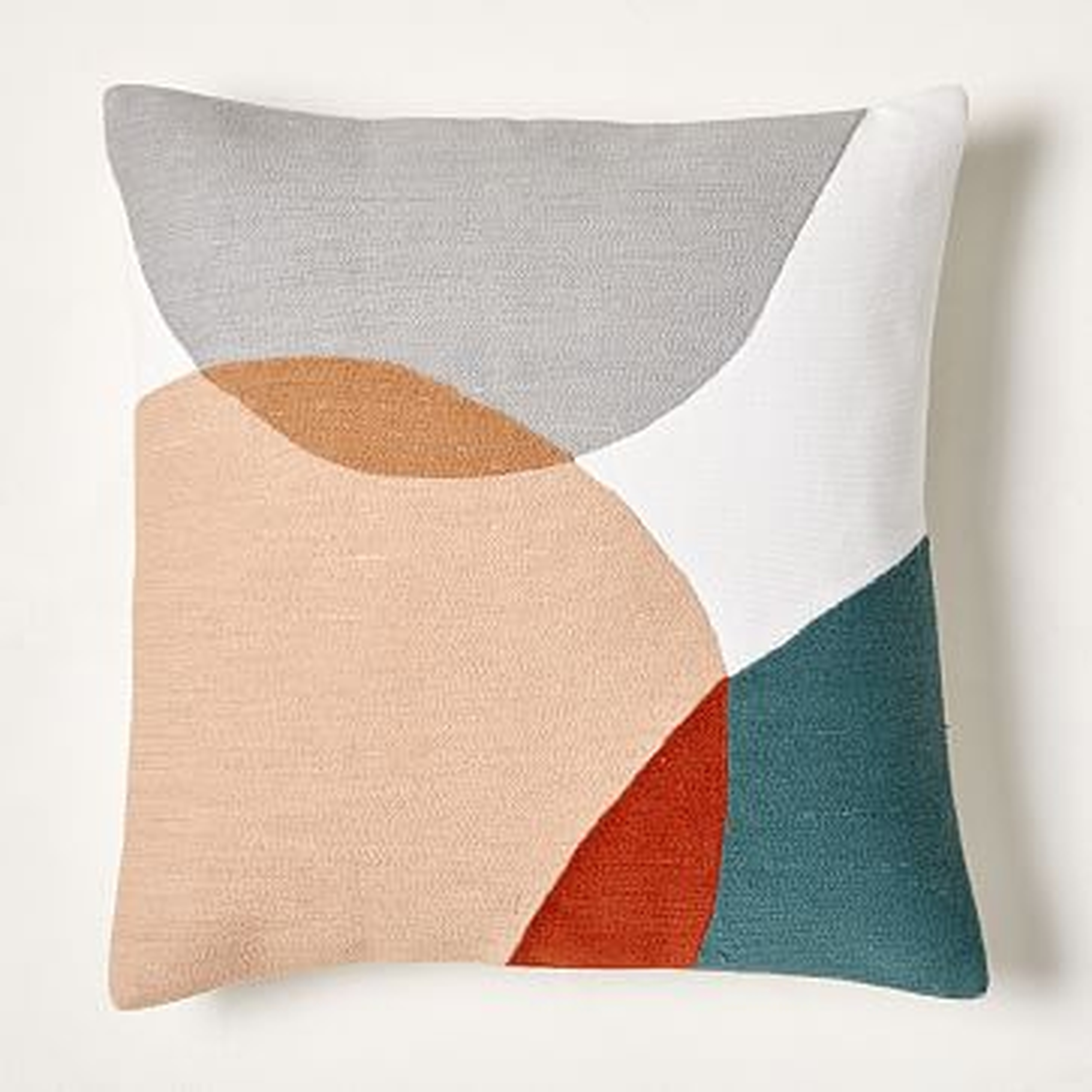 Corded Overlapping Pebbles Pillow Cover, 18"x18", Multi - West Elm