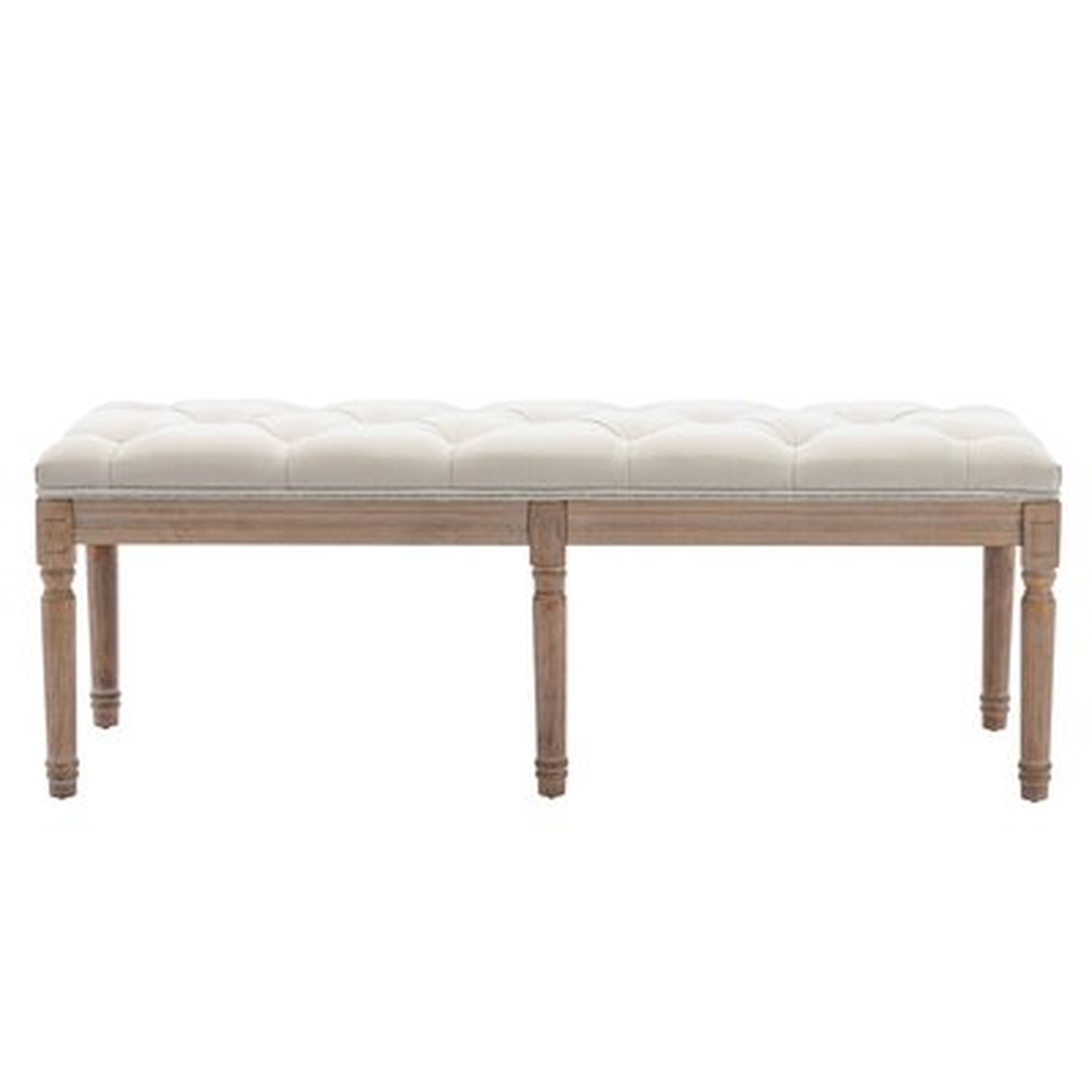 End Of Bed Bench Upholstered Entryway Bench French Benchwith Rubberwood Legs For Bedroom/entry/hallway - Wayfair
