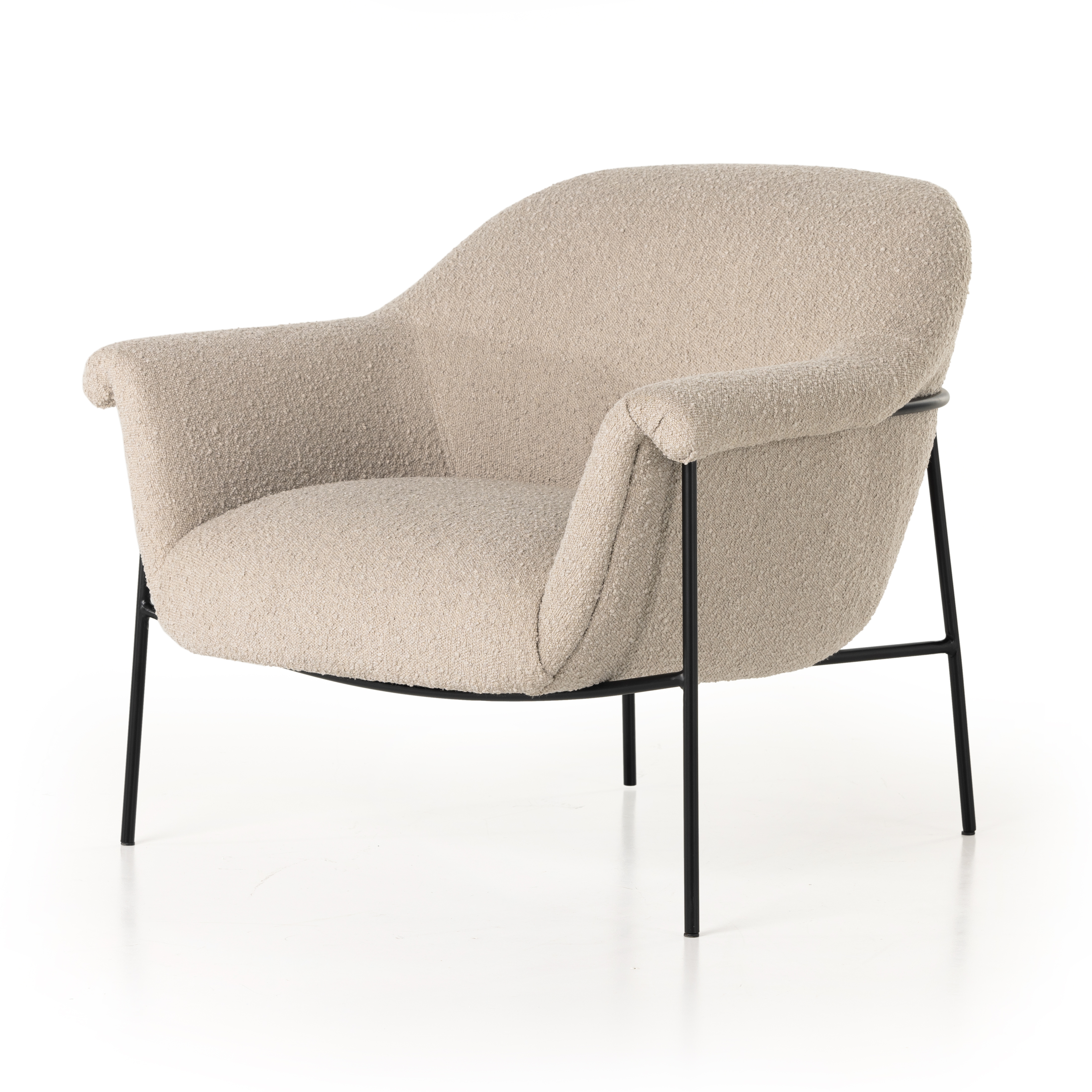 Suerte Chair-Knoll Sand - Four Hands