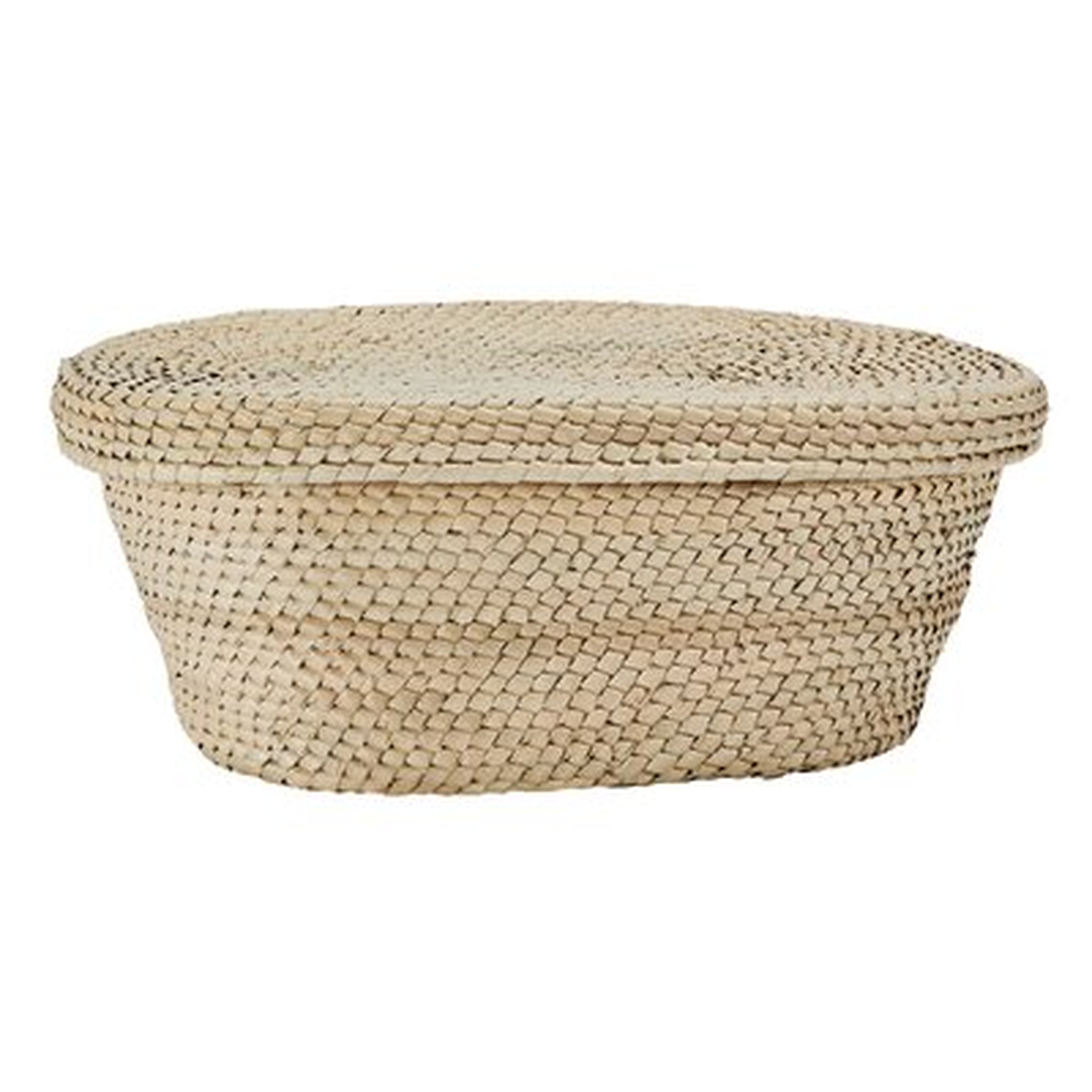 Hirst Hand Crochet Palm Wicker Basket - Wayfair
