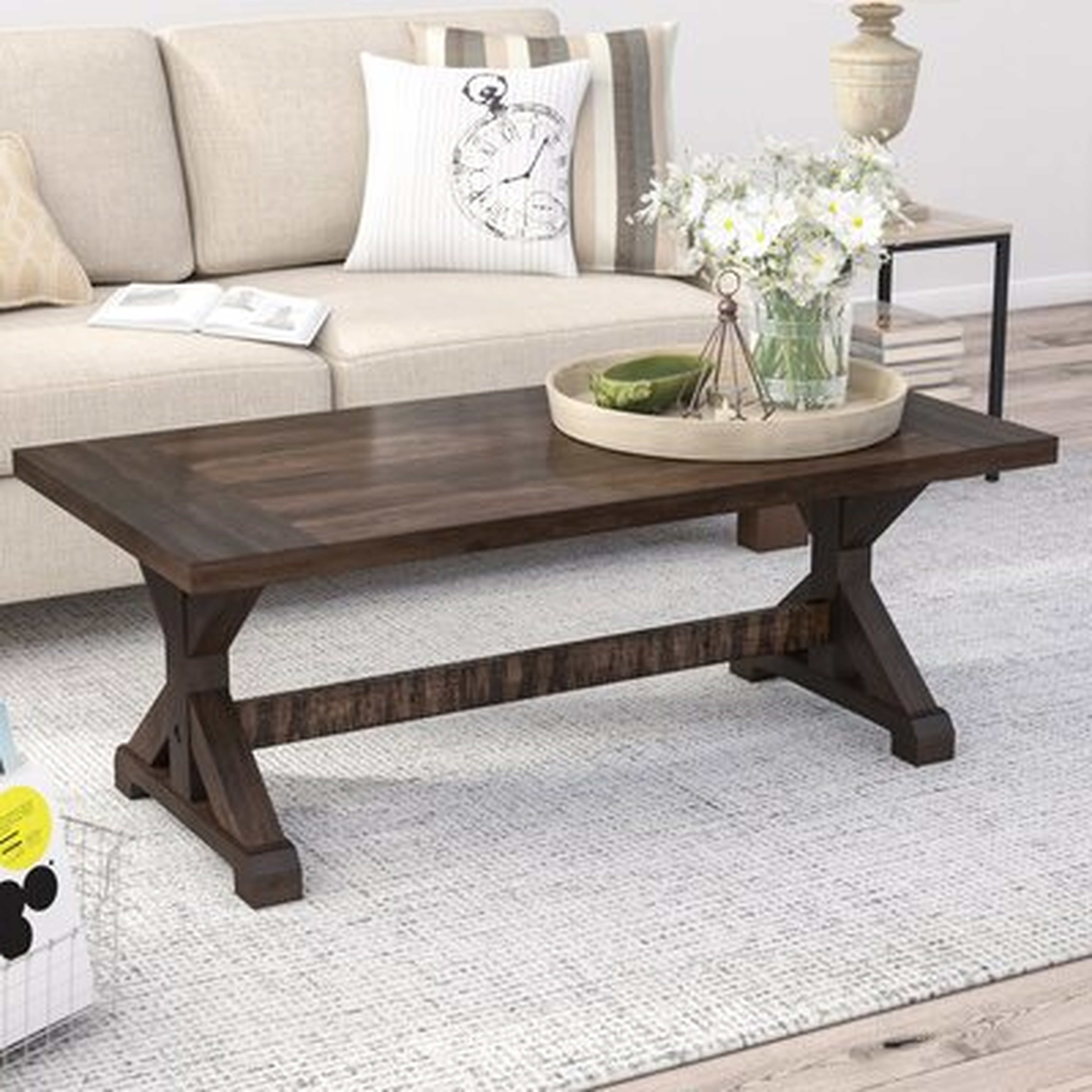Kirchner Trestle Coffee Table - Wayfair
