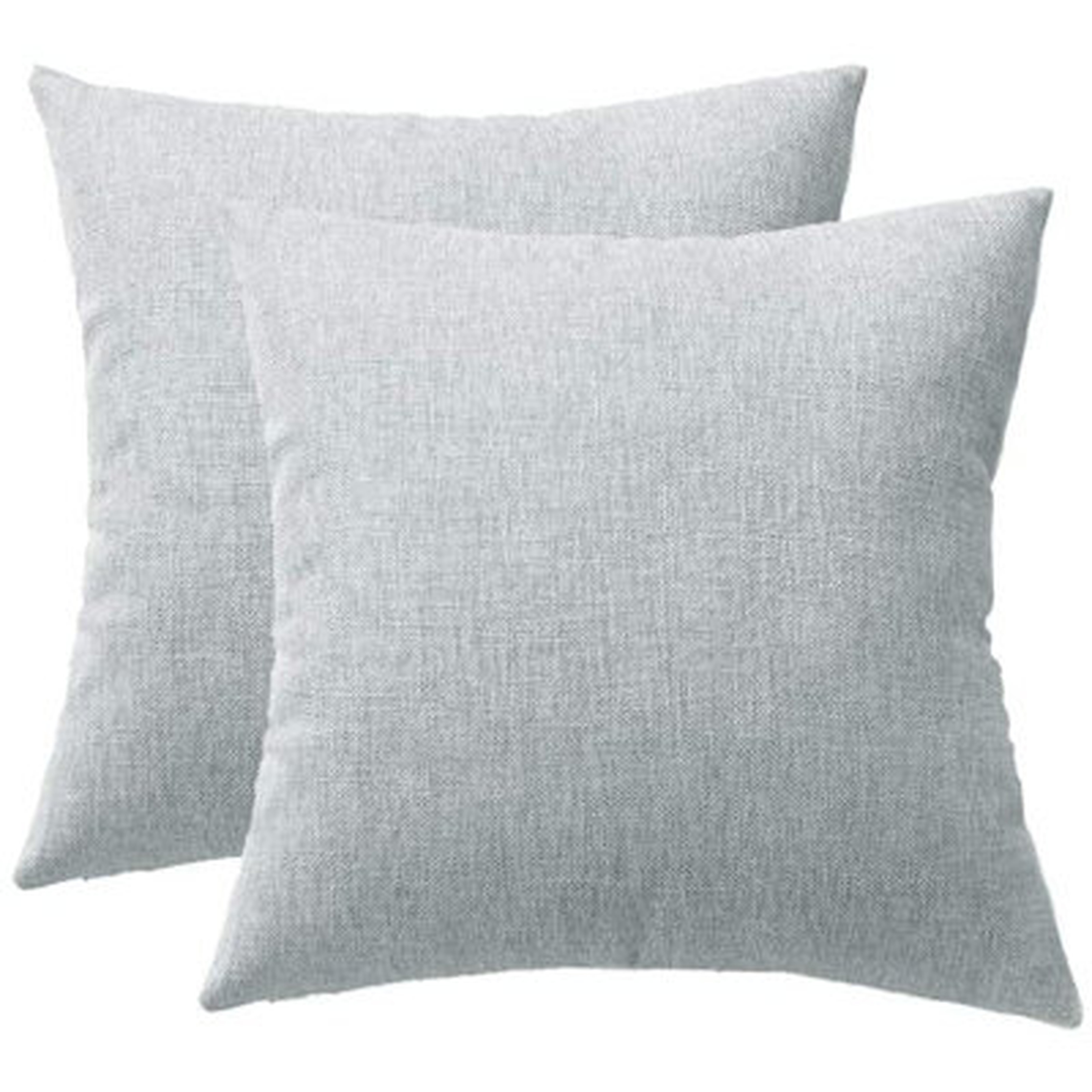 Throw Pillow Covers Linen Textured Square Cushion Covers For Sofa Home Decor Accent Pillowcases - Wayfair
