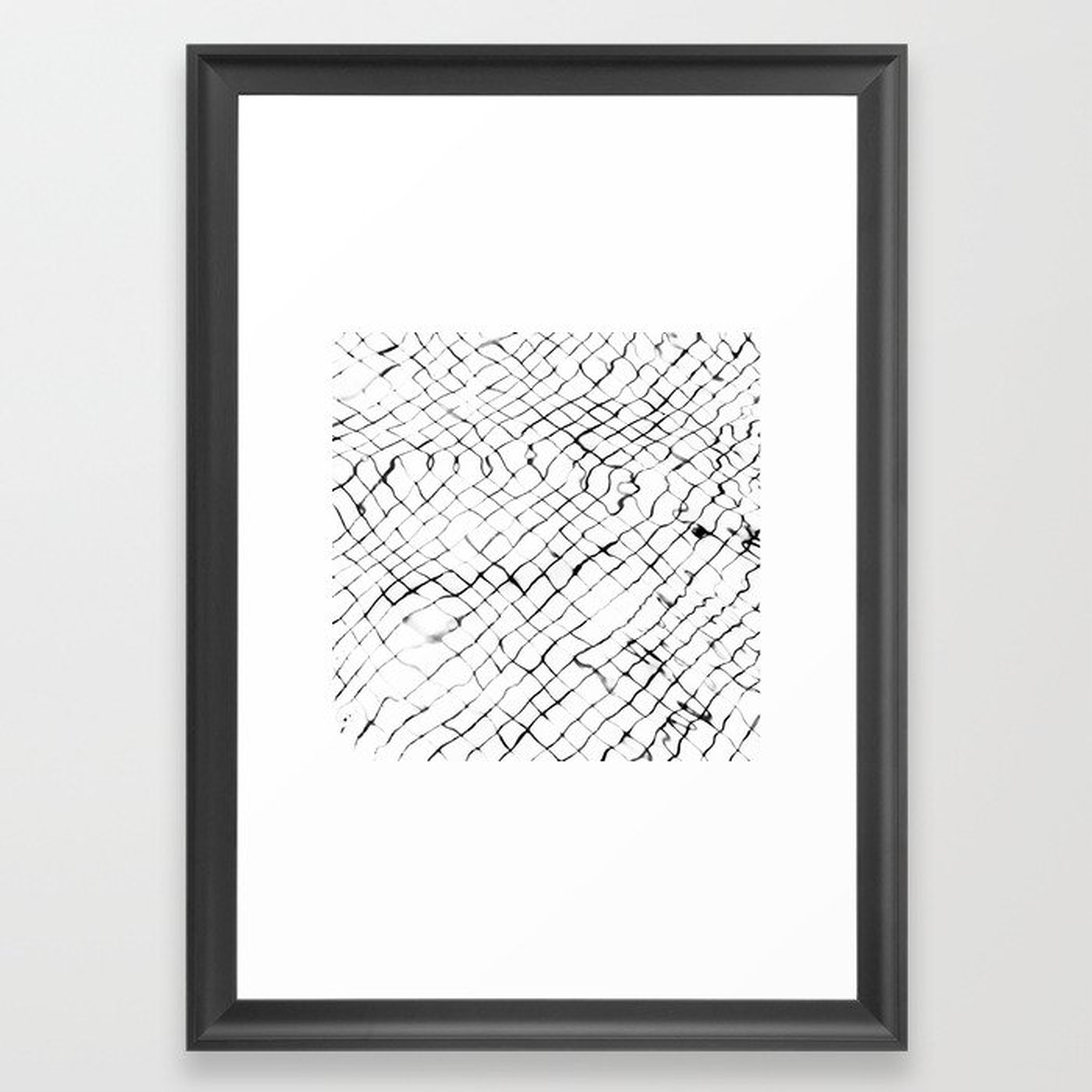 Reflection #abstract Framed Art Print by 83 Orangesa(r) Art Shop - Scoop Black - SMALL-15x21 - Society6
