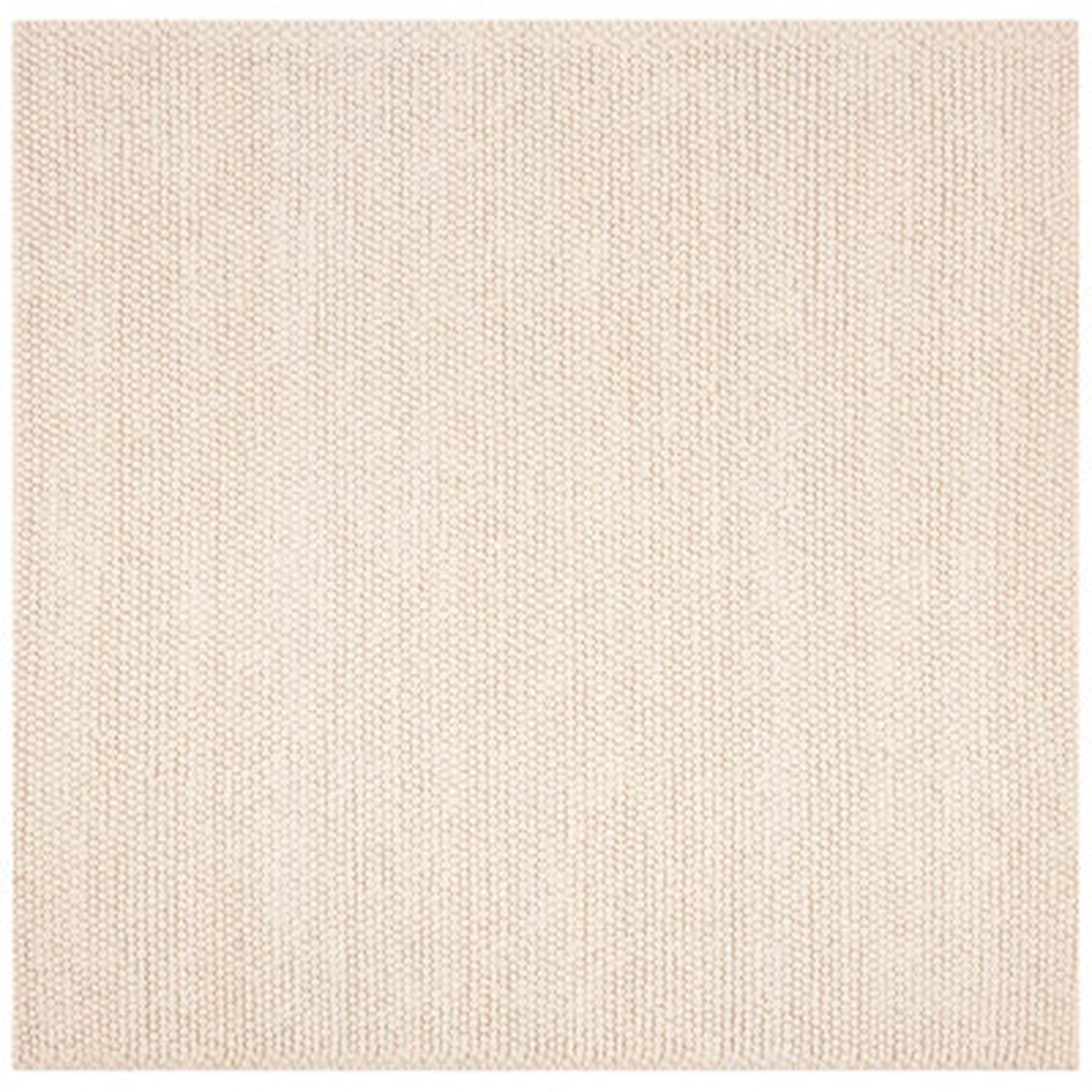 Elle Hand-Woven Flatweave Wool/Cotton Ivory Area Rug - Wayfair