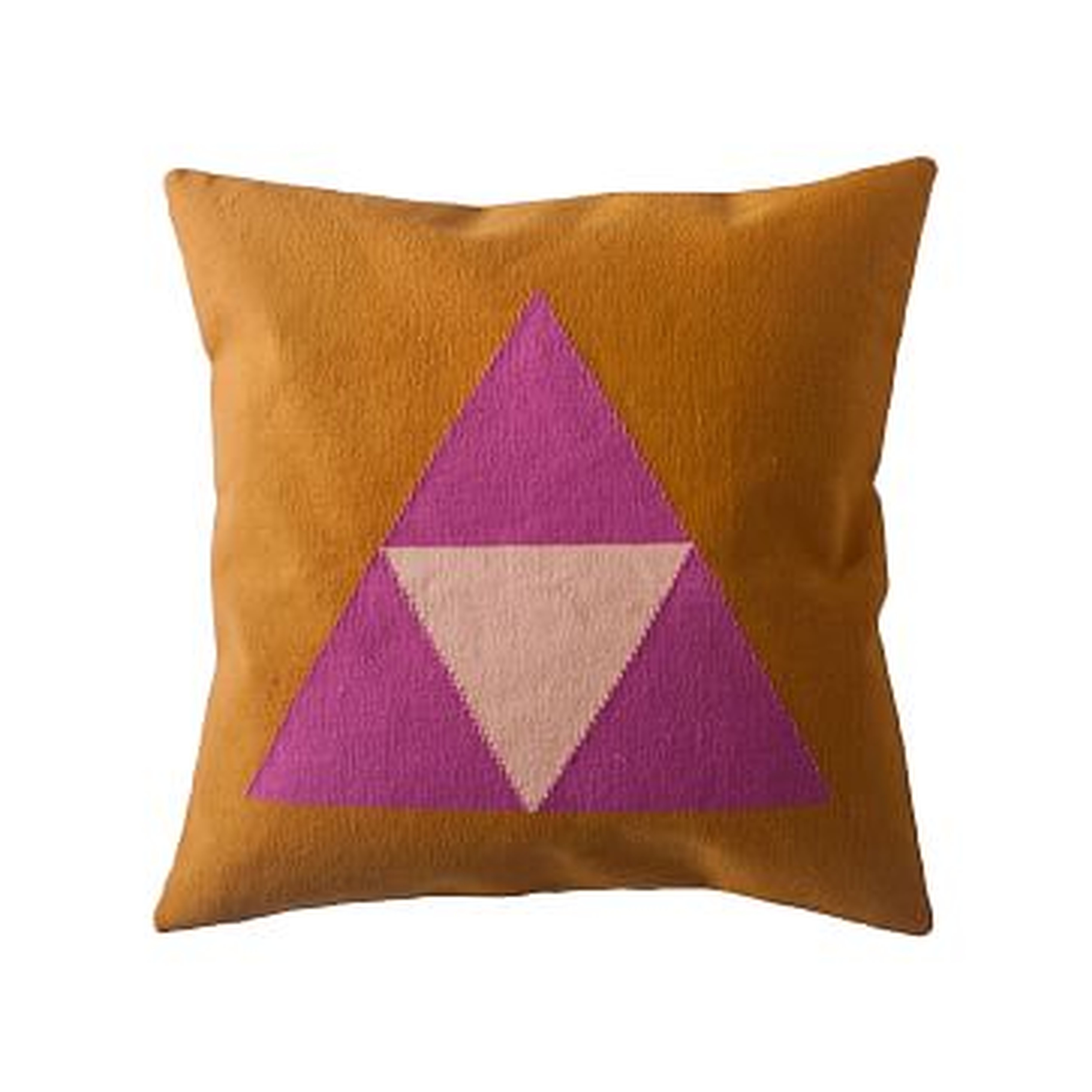 Maya Pillow, Triangles - West Elm