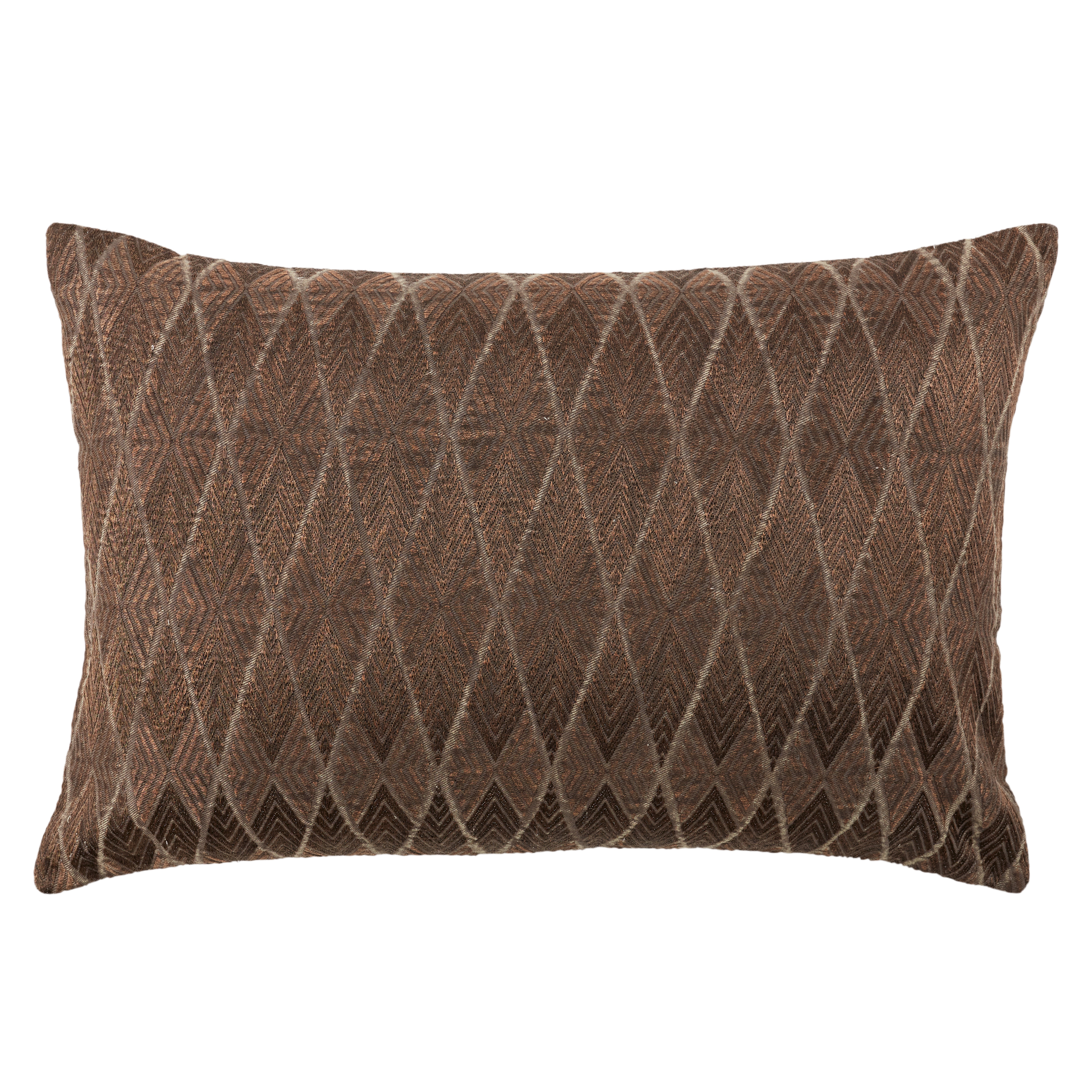 Design (US) Dark Brown 16"X24" Pillow - Jaipur Living