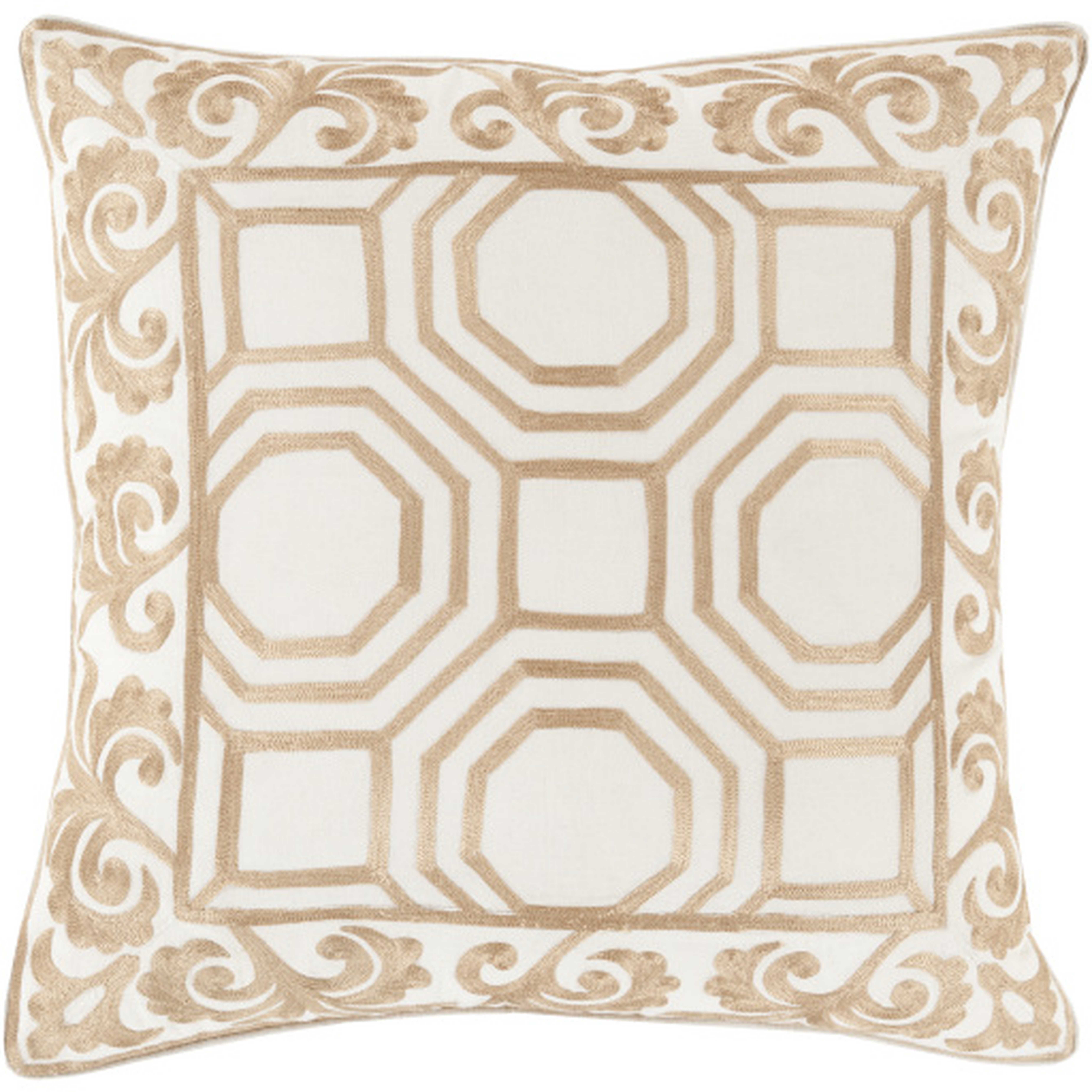 Bel Ami Throw Pillow, 18" x 18", pillow cover only - Surya