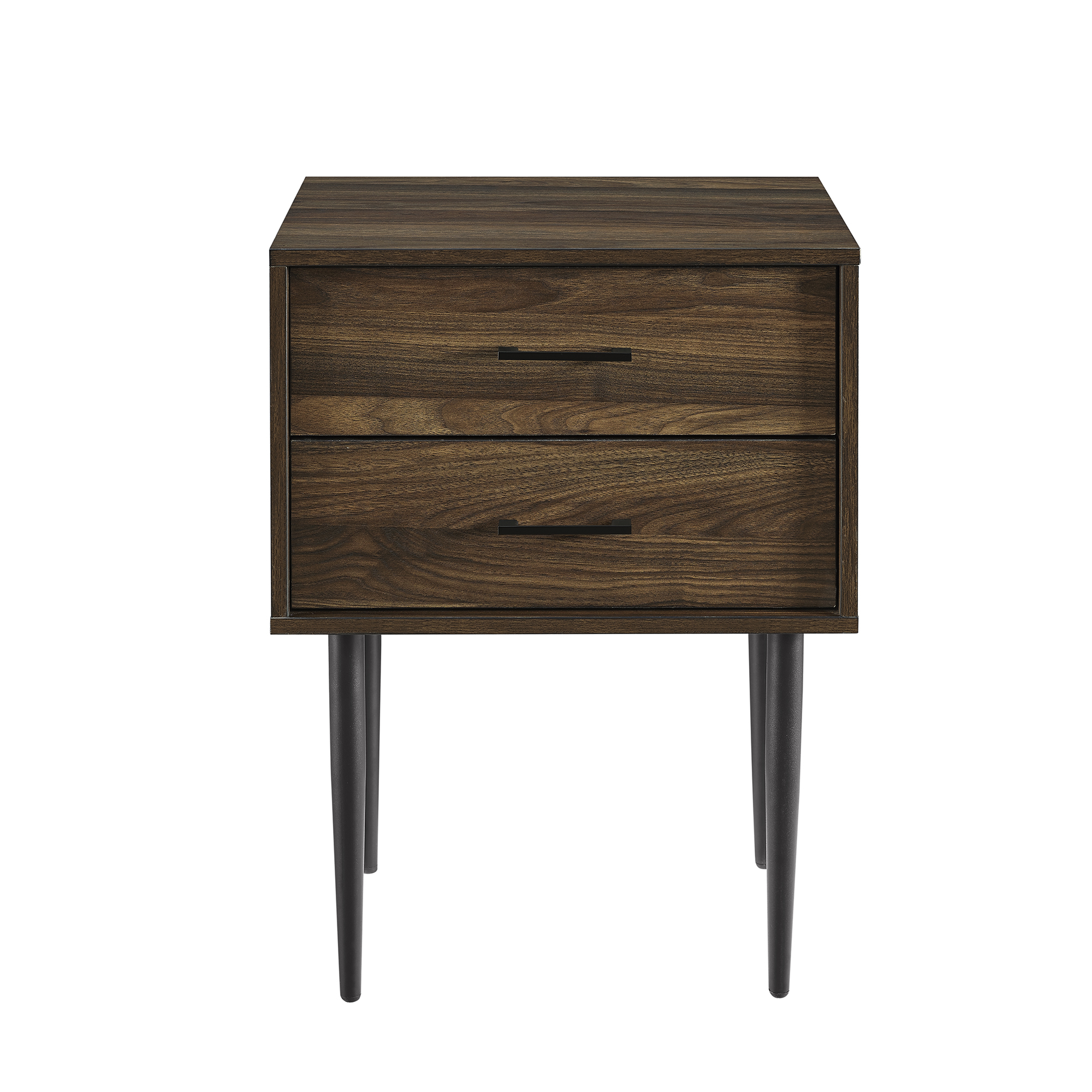 Olivia Modern Nightstand - Dark Walnut - Walker Edison