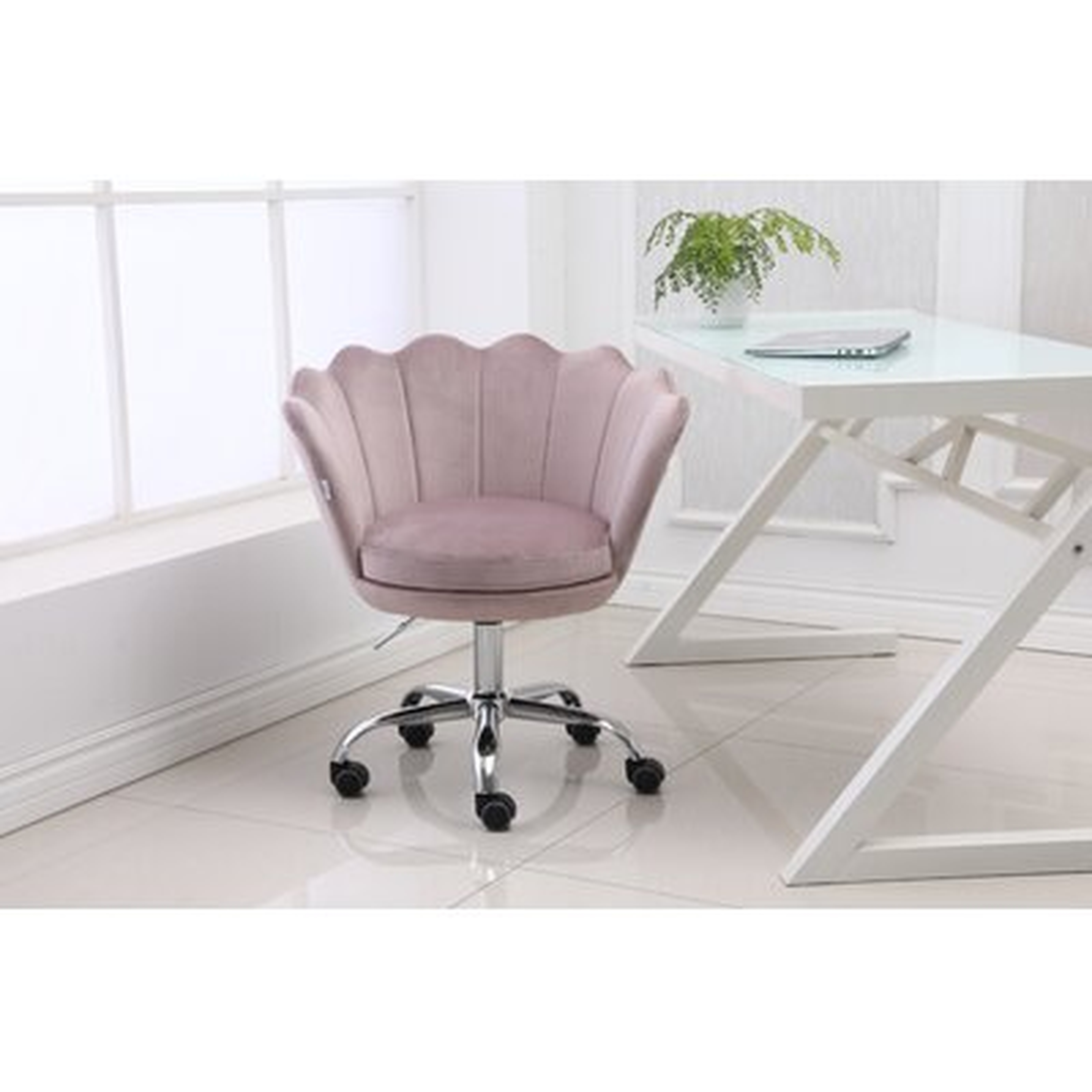 Velvet Task Chair Lake Green - Wayfair