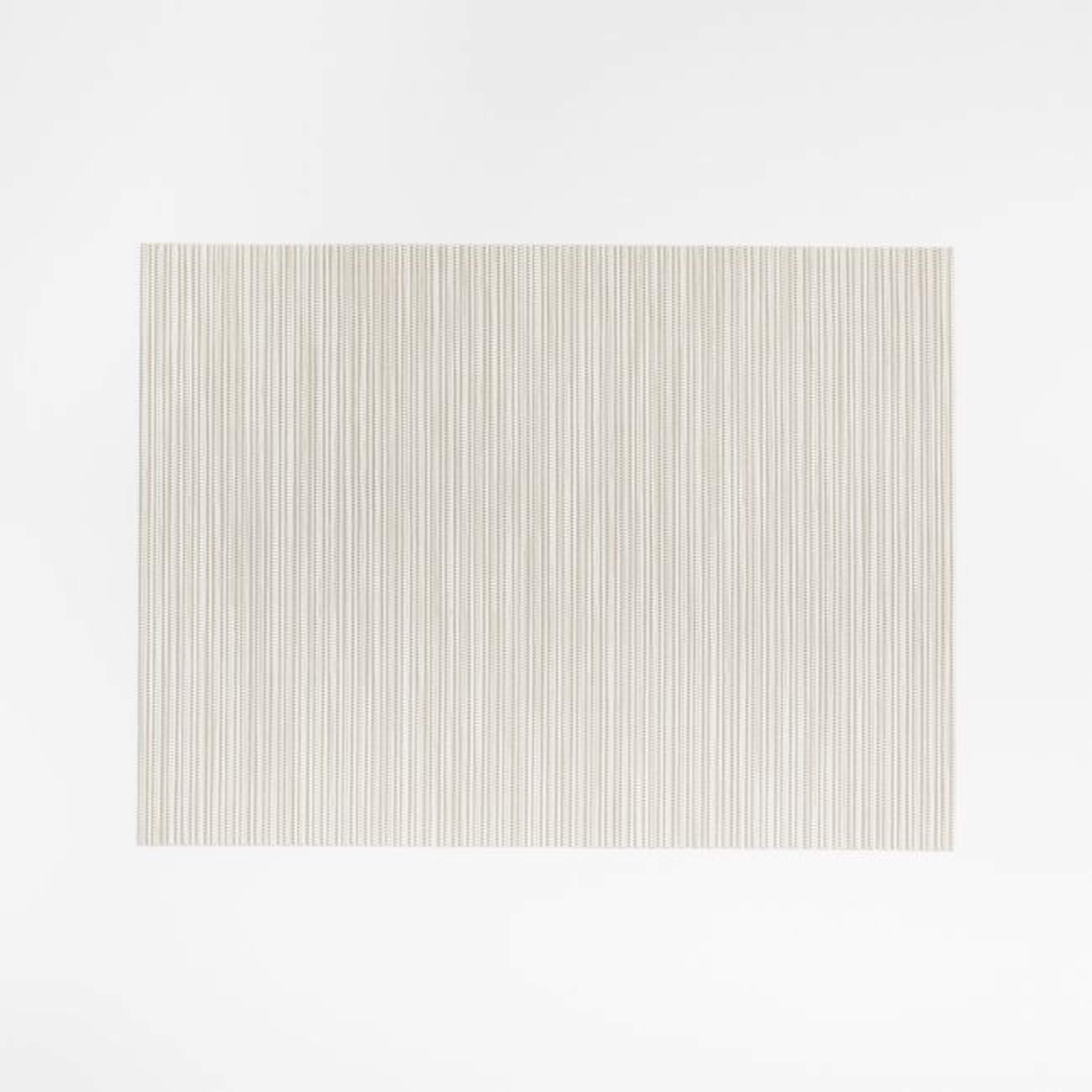 Chilewich ® Ridge Neutral Vinyl Placemat - Crate and Barrel