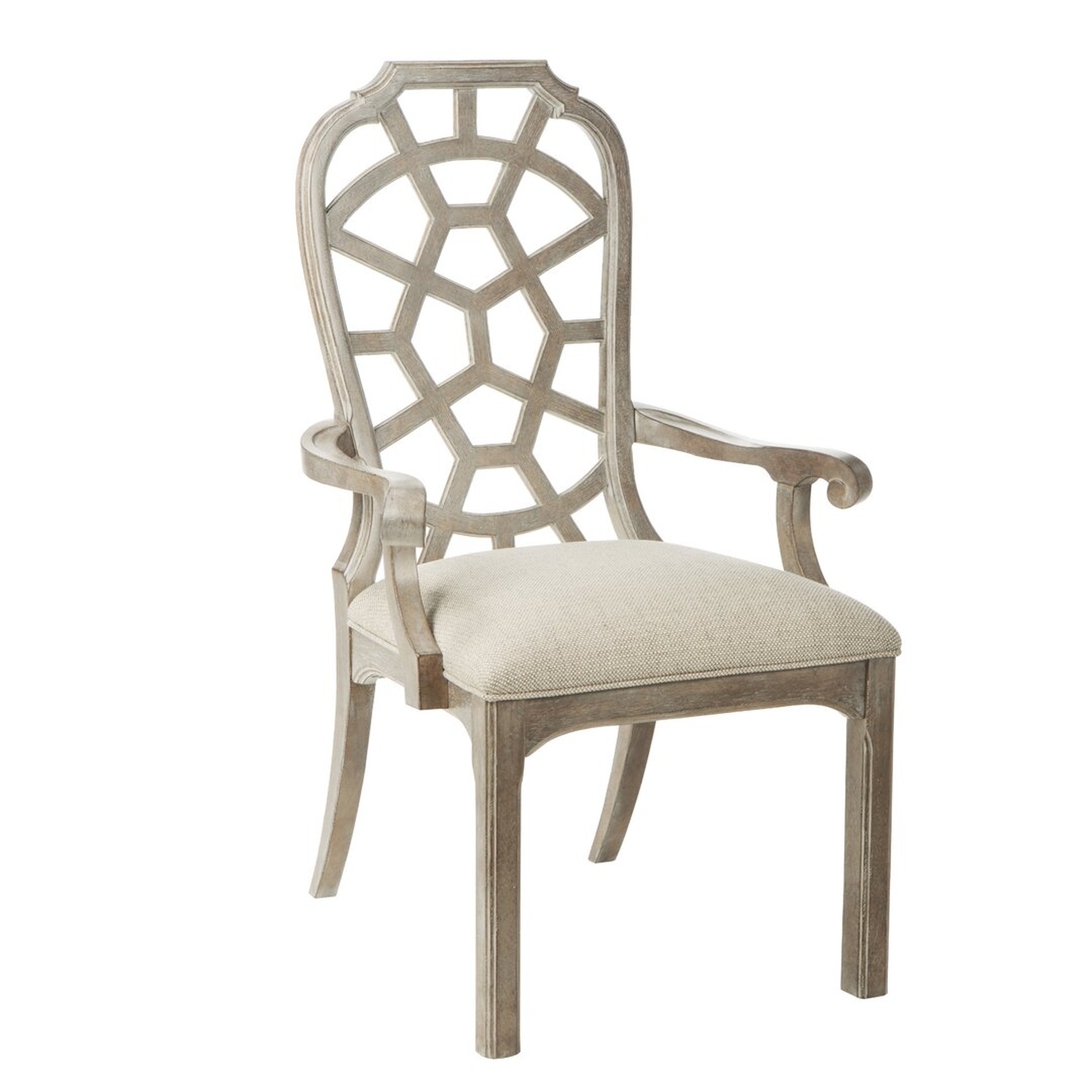 "Dowton Abbey Solid Wood Dining Chair" - Perigold