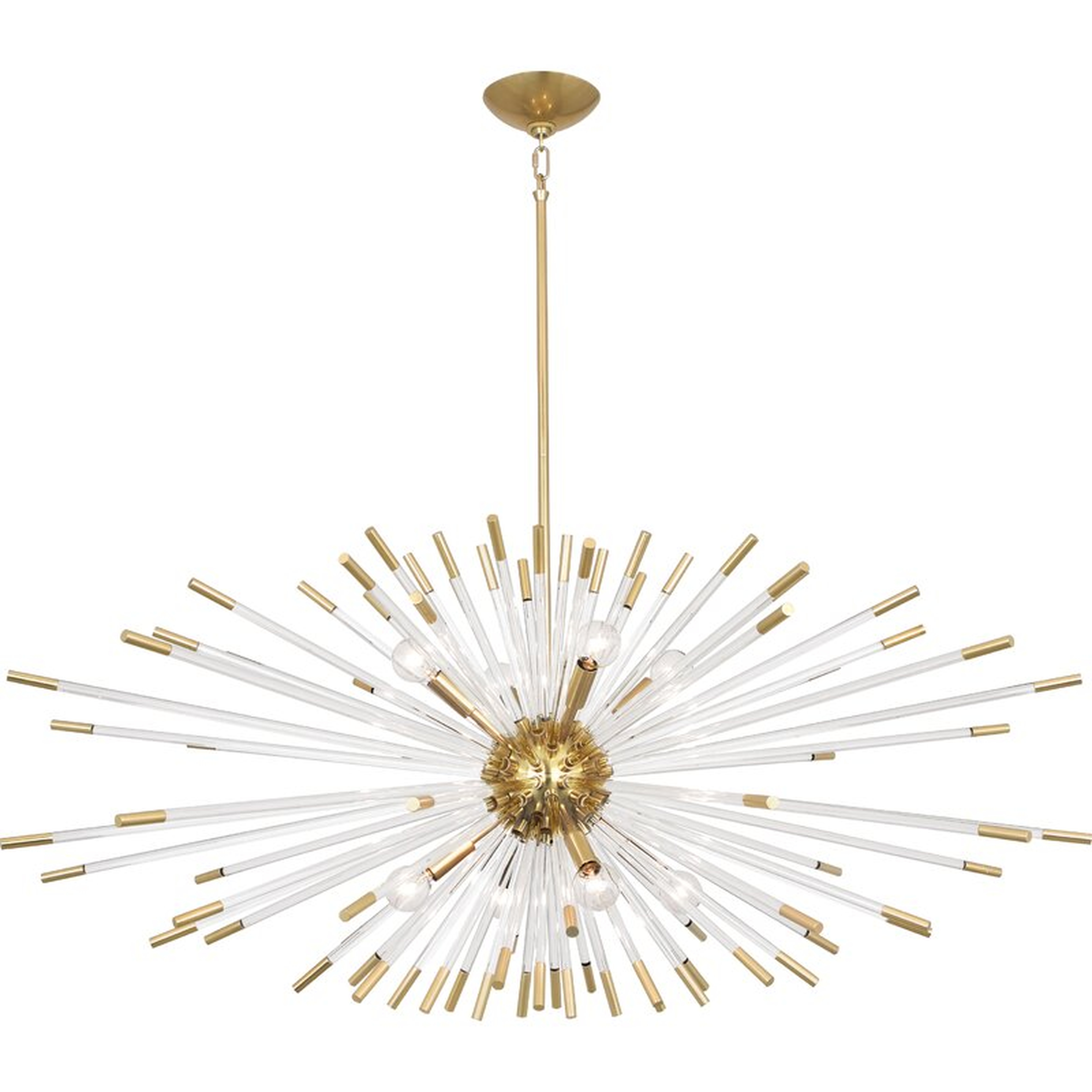Robert Abbey Andromeda 8 - Light Sputnik Sphere Chandelier - Perigold