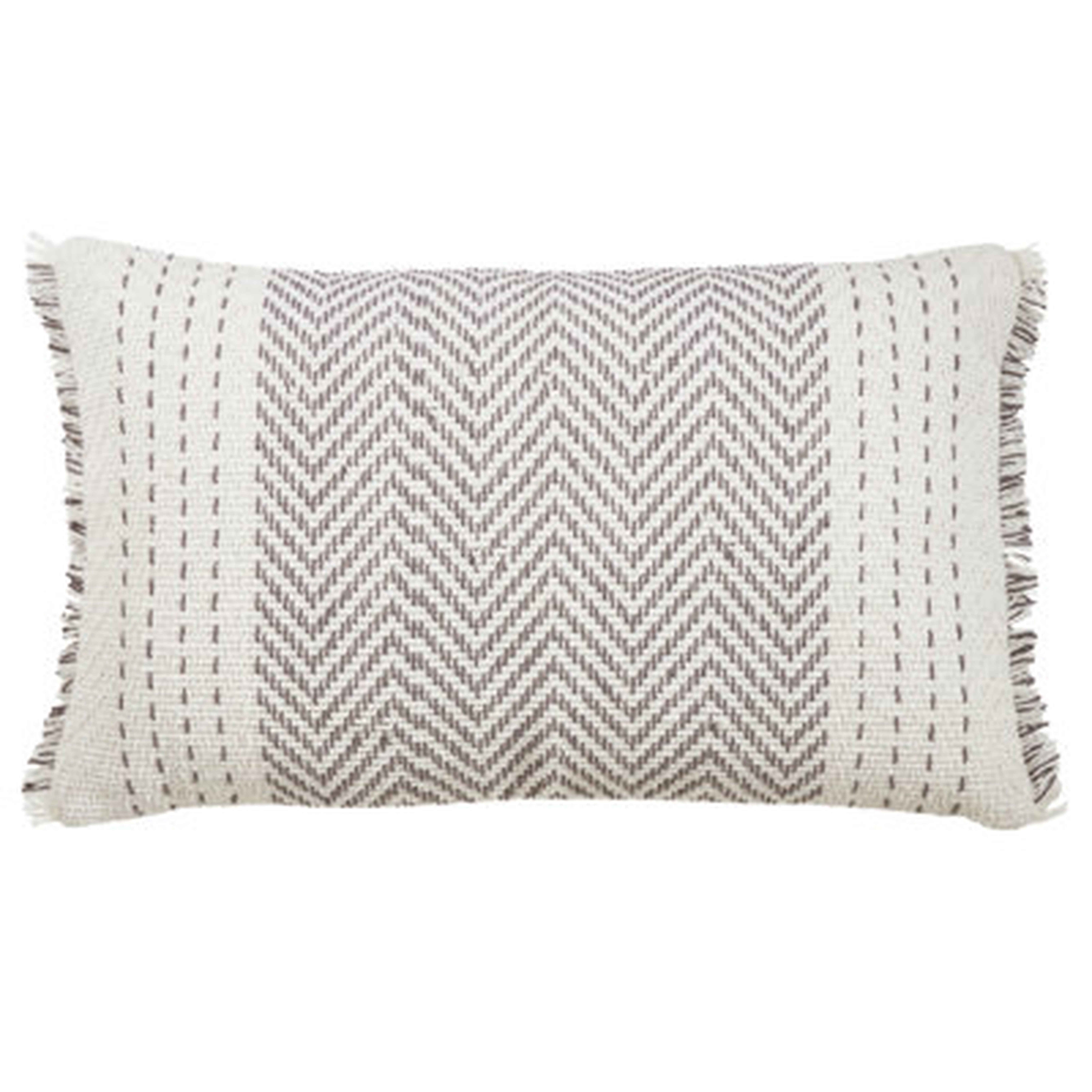 Carey Kantha Stitch Throw Pillow, Cover Only - Wayfair