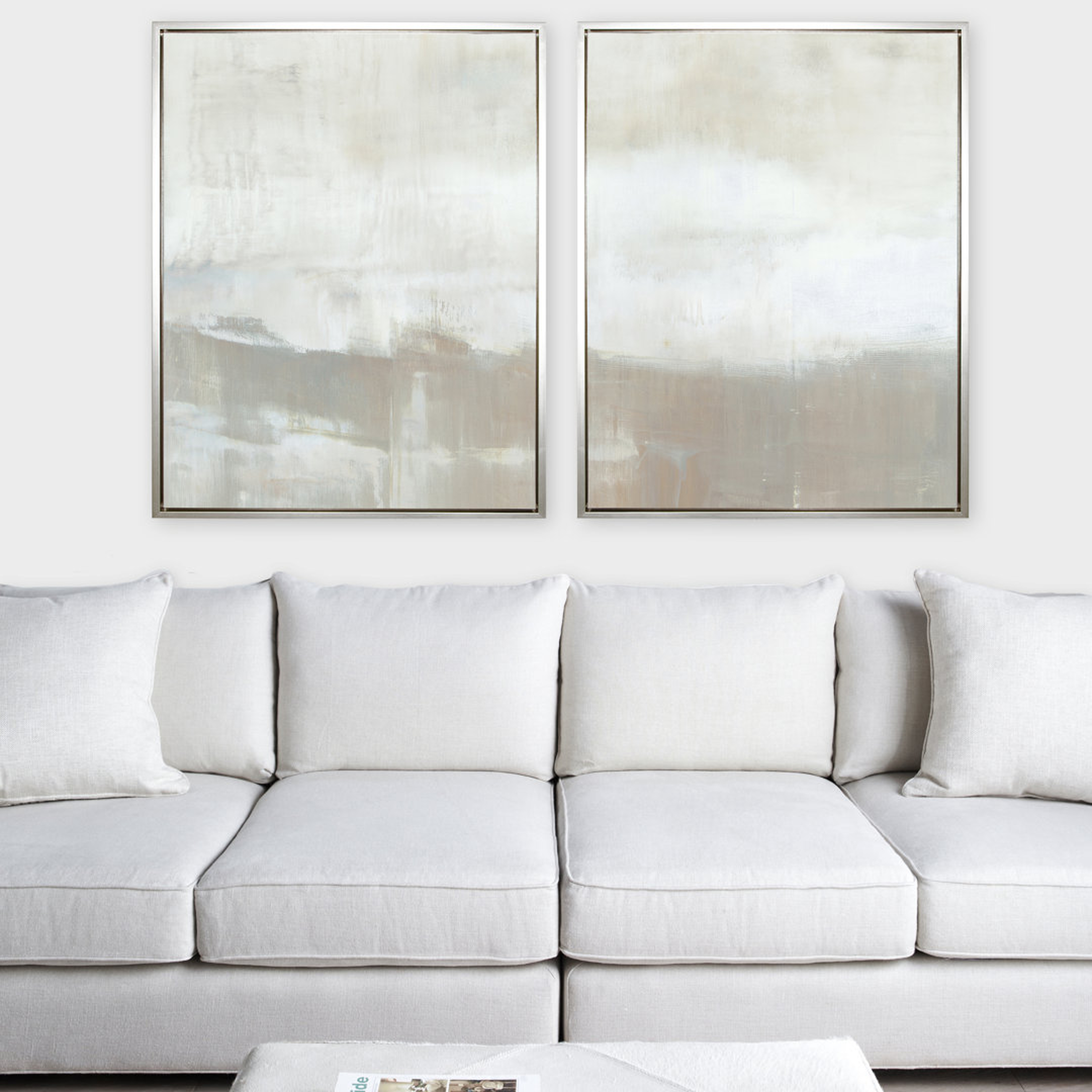 Benson-Cobb Studios ""Higher Ground"" by Carol Benson-Cobb Set of Two Vertical Framed Canvas Gicleés - Perigold
