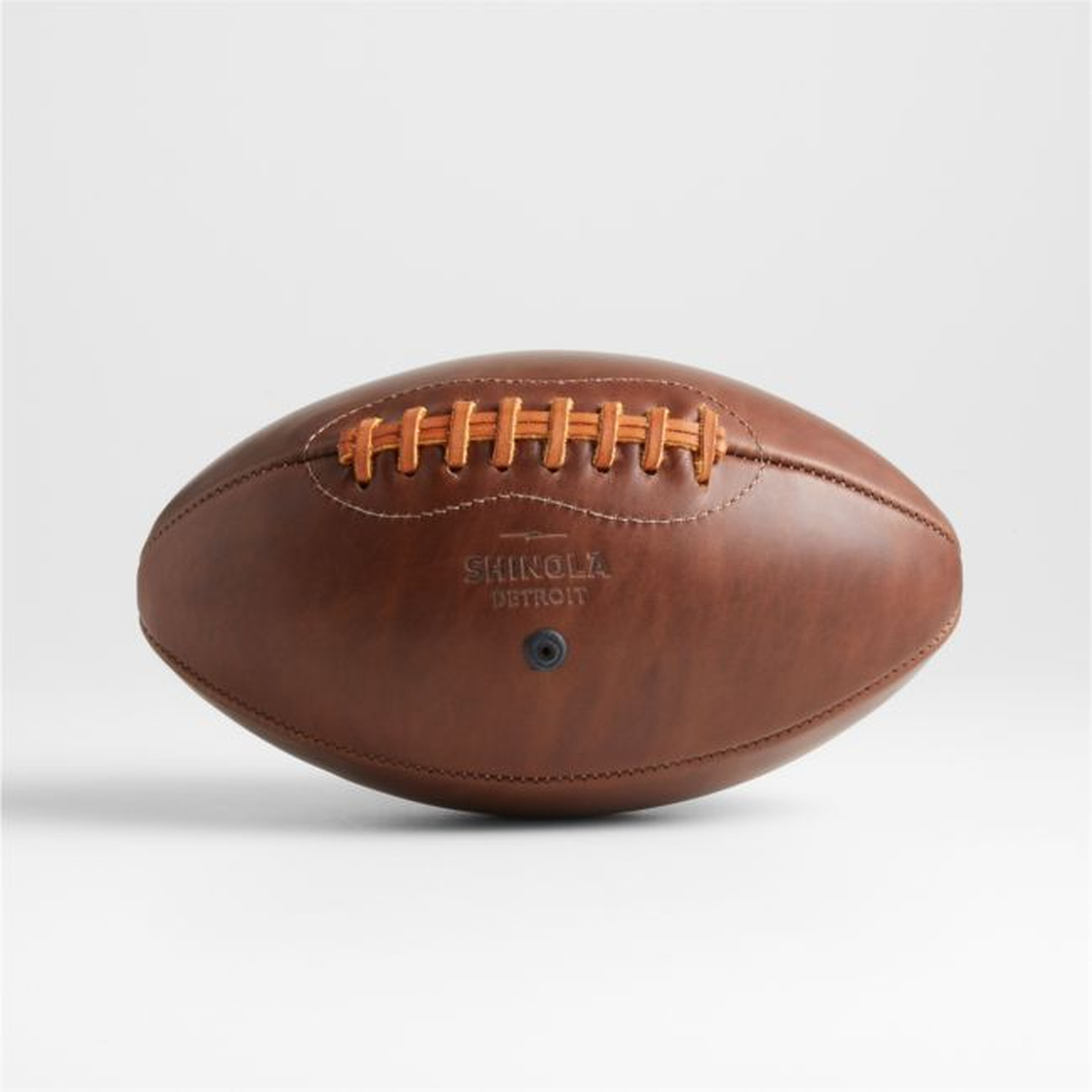 Shinola Leather Football - Crate and Barrel