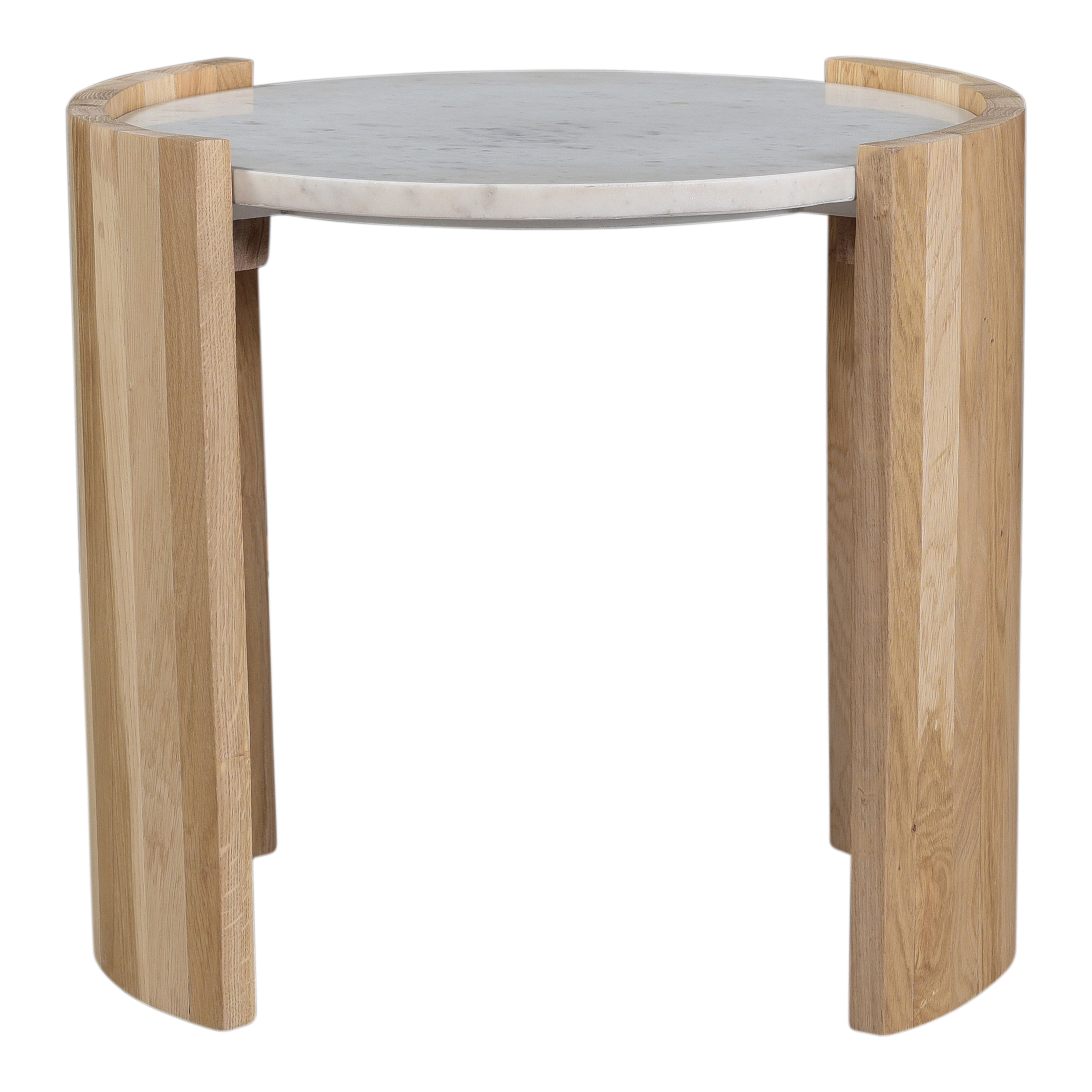 Dala Side Table White - Moes Home Collection