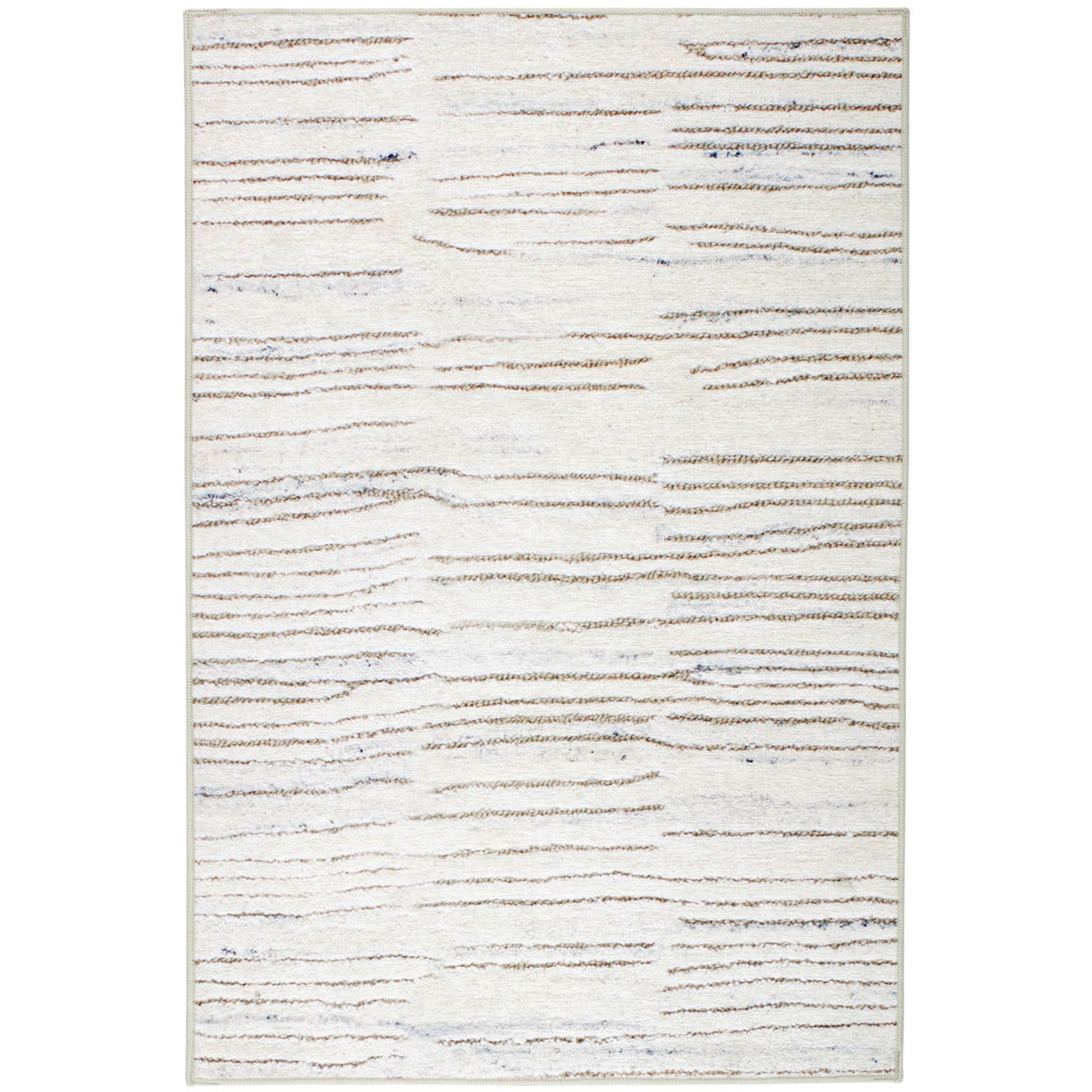 Dash and Albert Rugs Avery Oatmeal Machine Washable Rug - Perigold