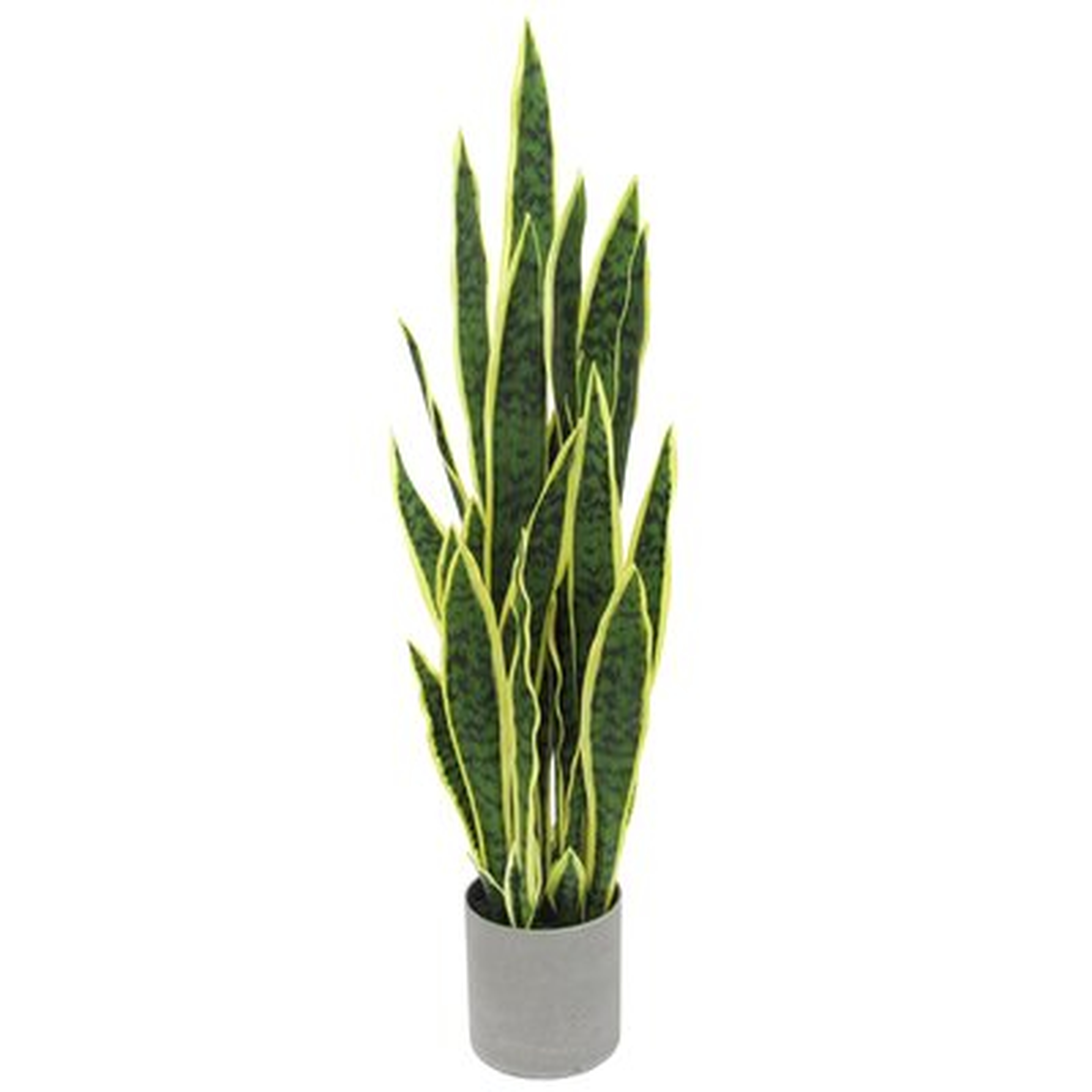 Artificial Sansevieria Snake Plant in Pot - AllModern