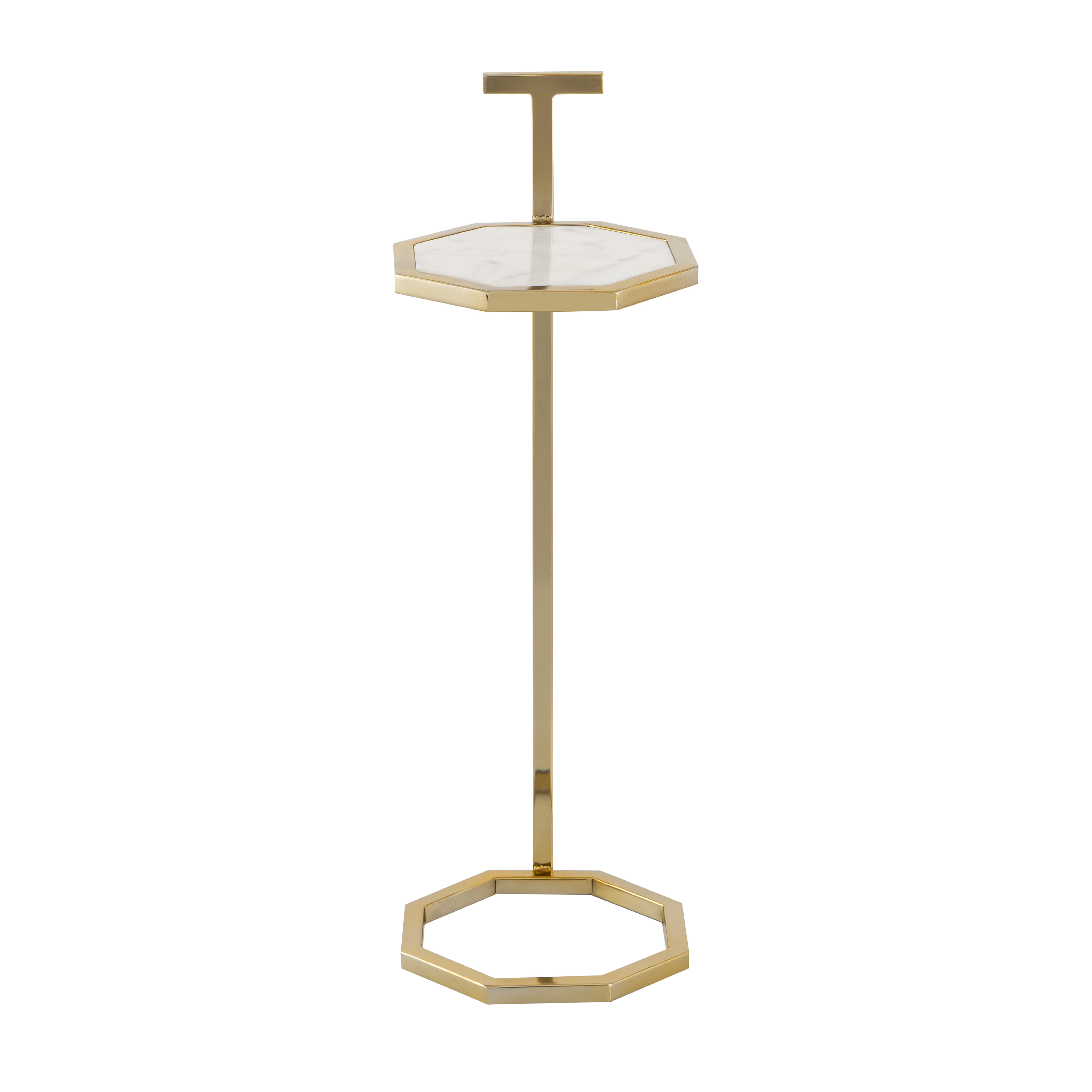 Daro Accent Table - Brass - Elk Home