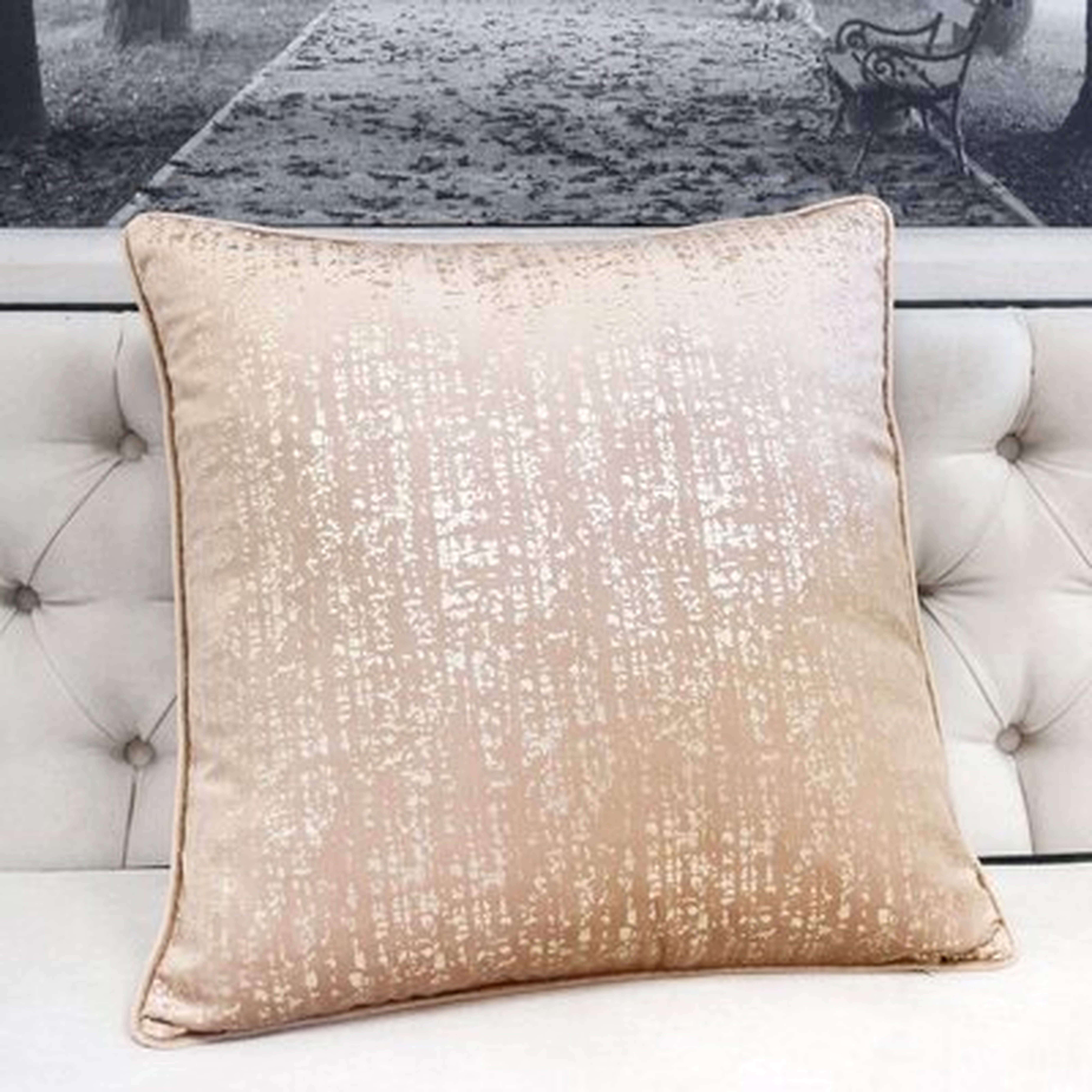 Hudkins Square Velvet Pillow Cover & Insert - Wayfair
