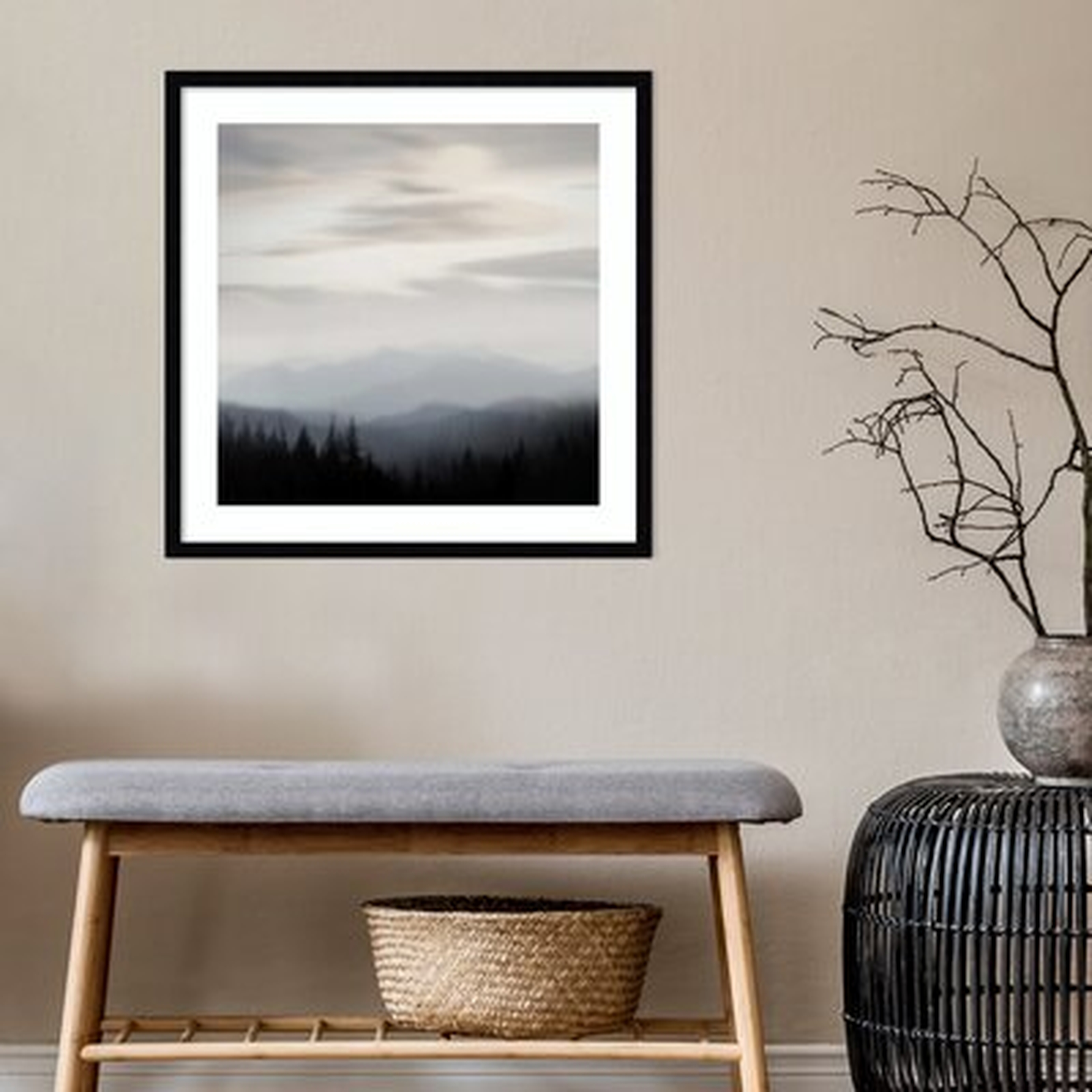 Framed Art Print 'Mountain Vista II' By Madeline Clark - AllModern