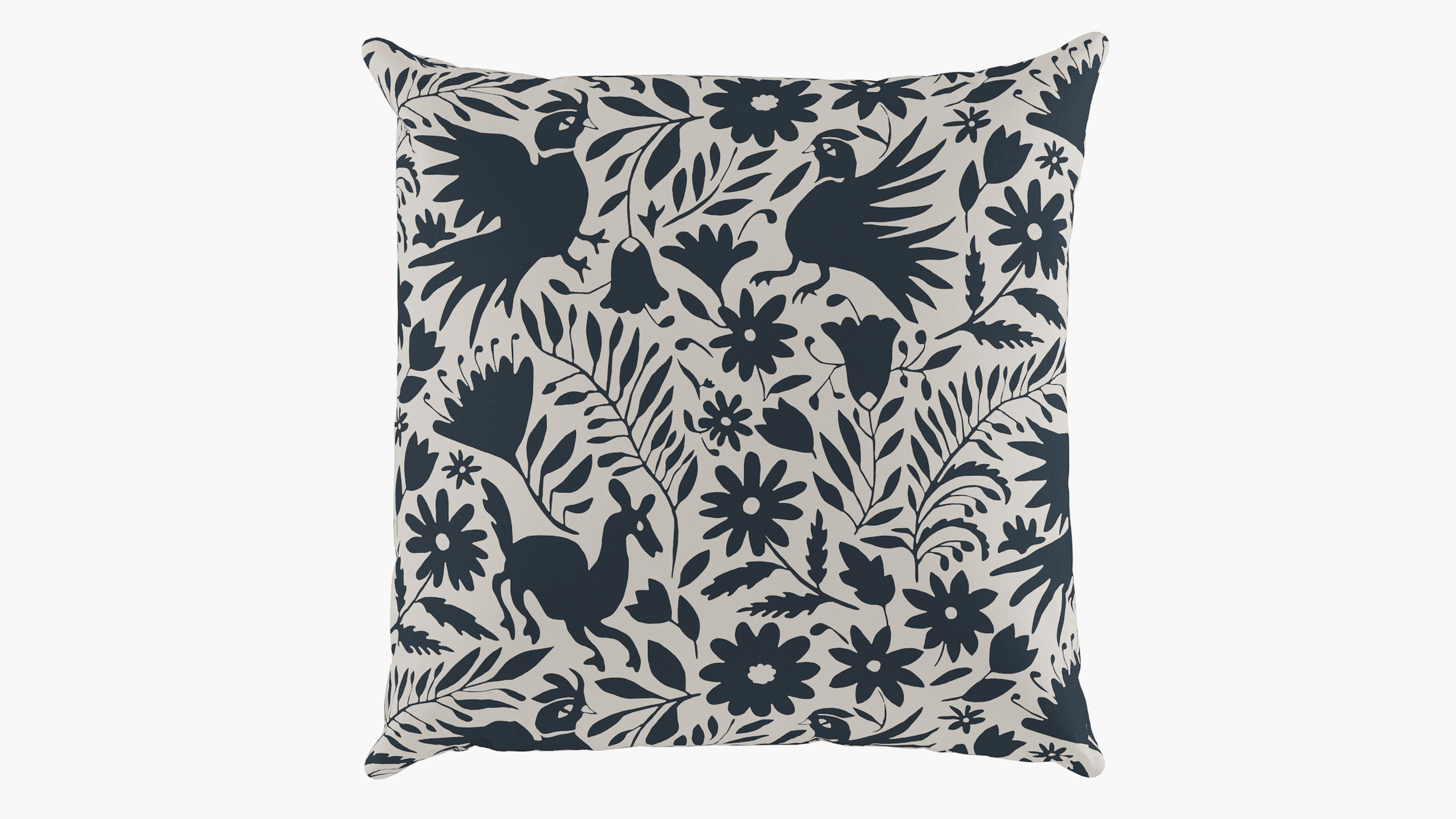 Outdoor 20" Throw Pillow, Ink Frida, 20" x 20" - The Inside