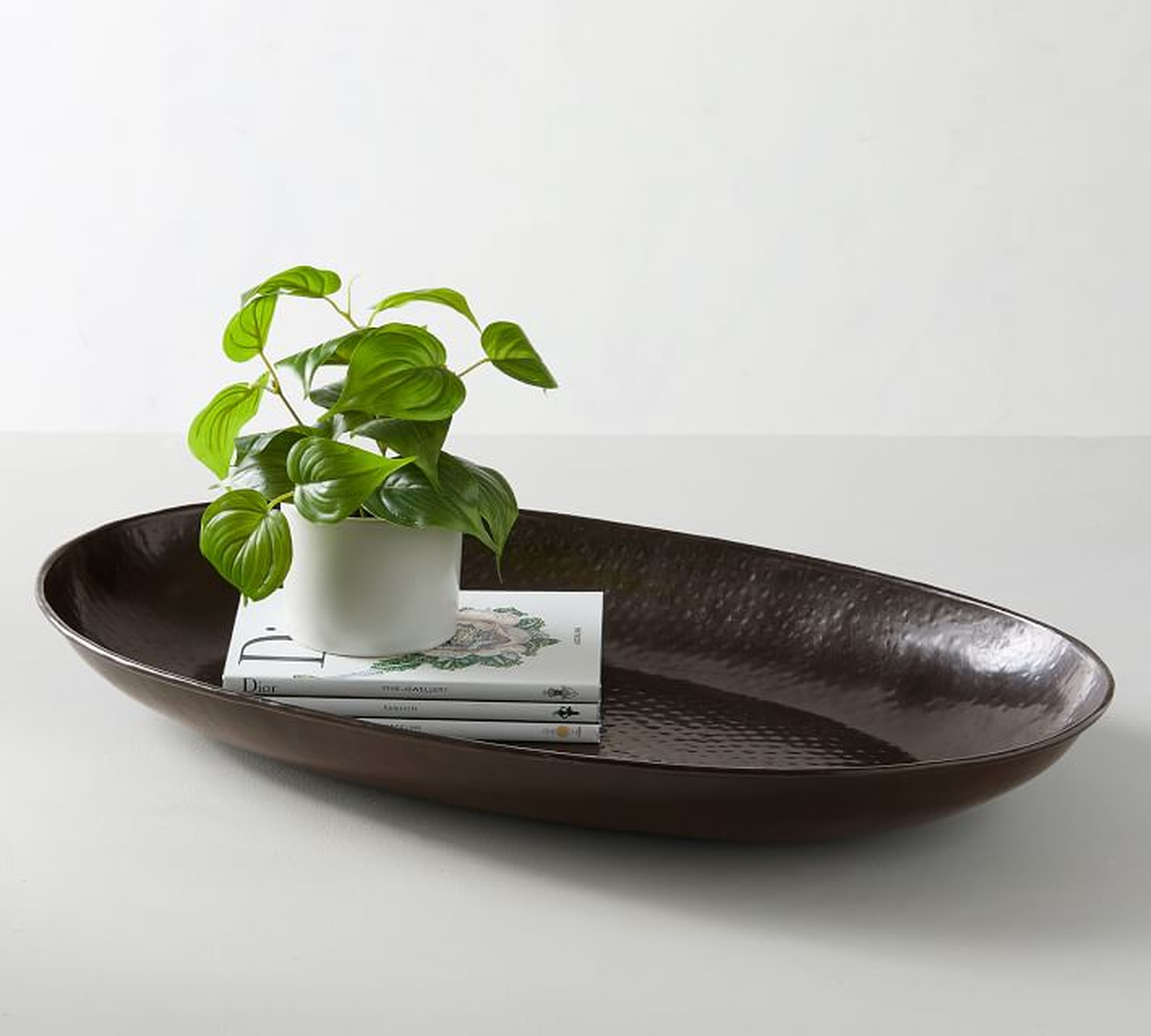 Metal Charger Tray, Oblong - Pottery Barn