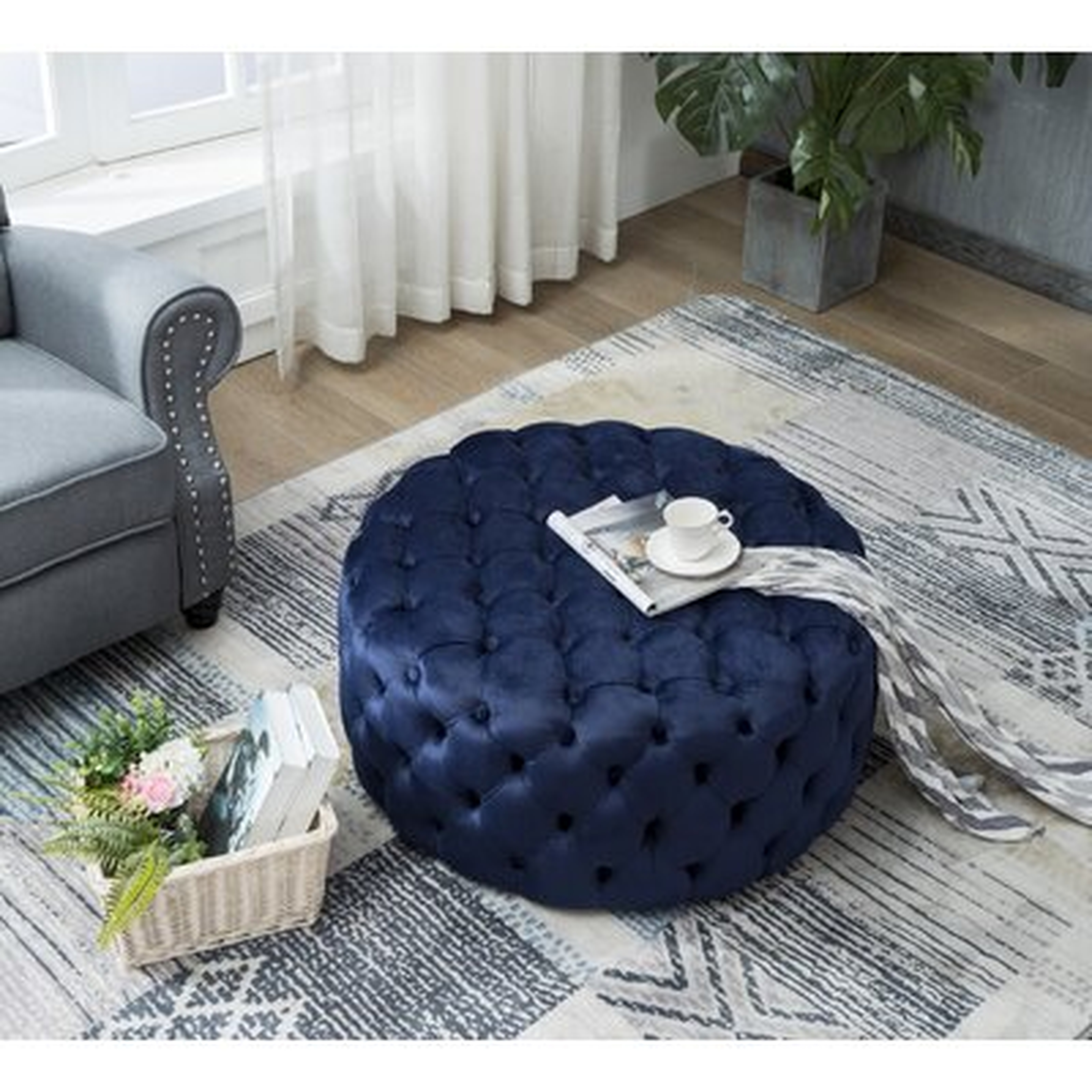 Aoki Tufted Cocktail Ottoman - Wayfair