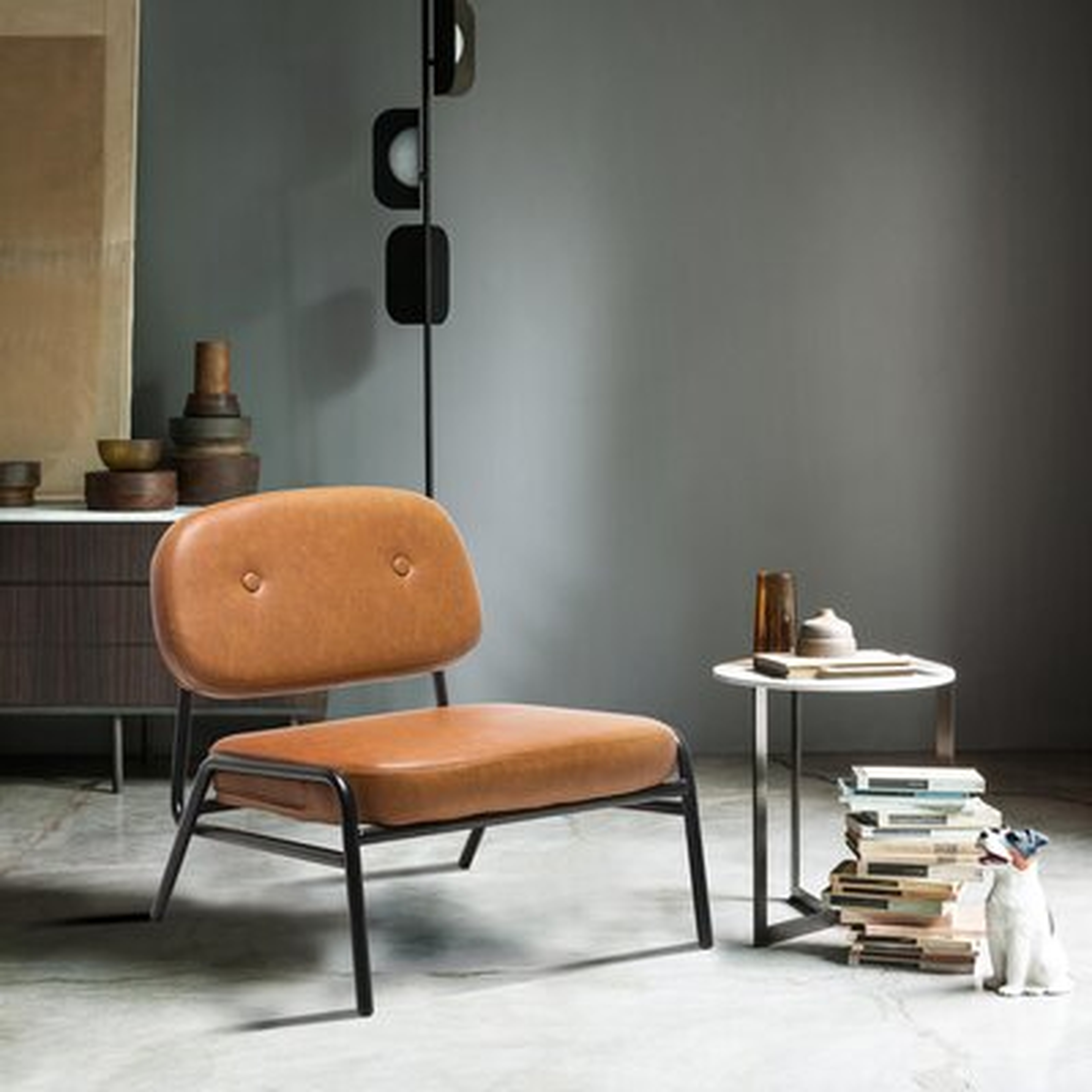 PU Leather Side Chair - Wayfair