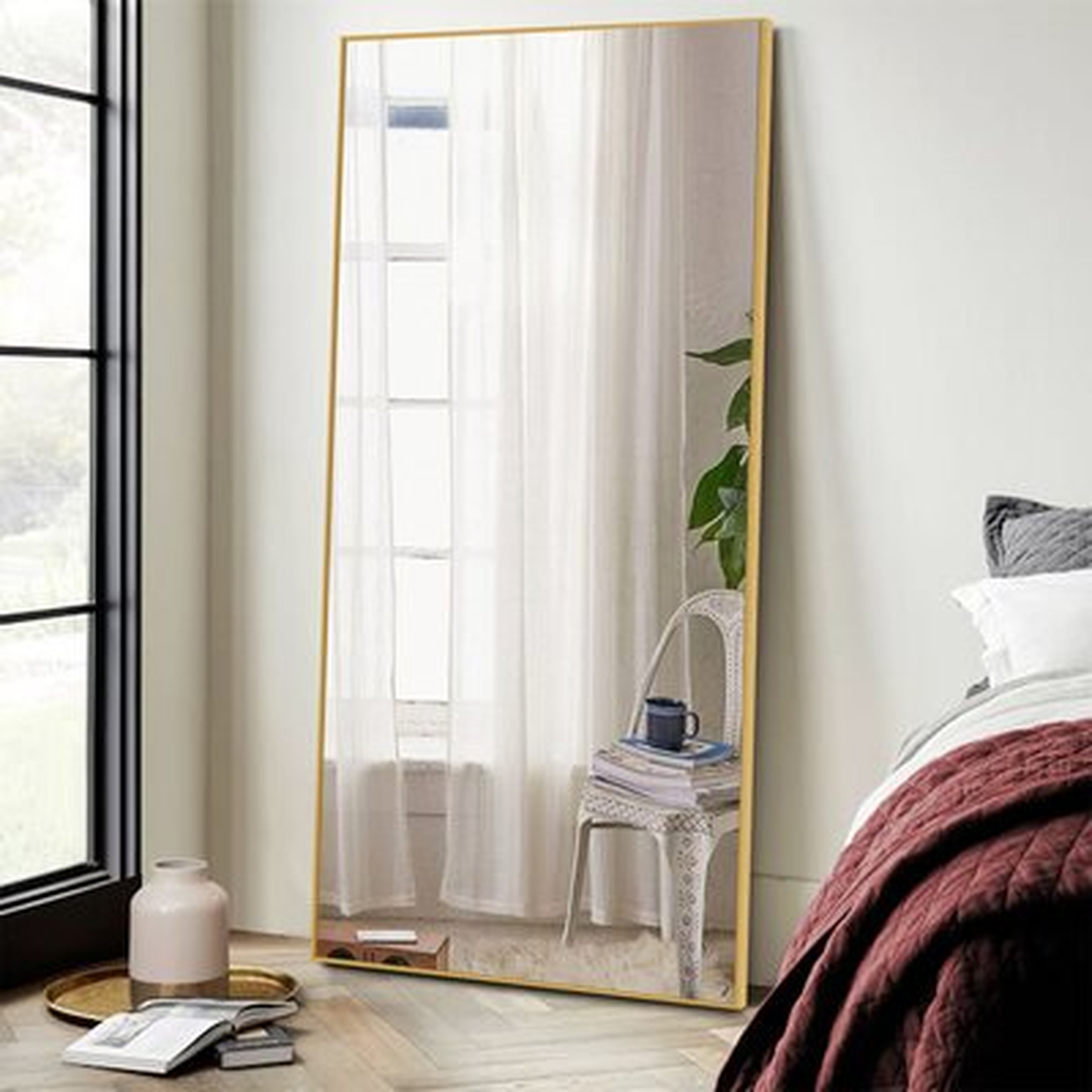 Milliron Metal Framed Full Length Mirror - Wayfair