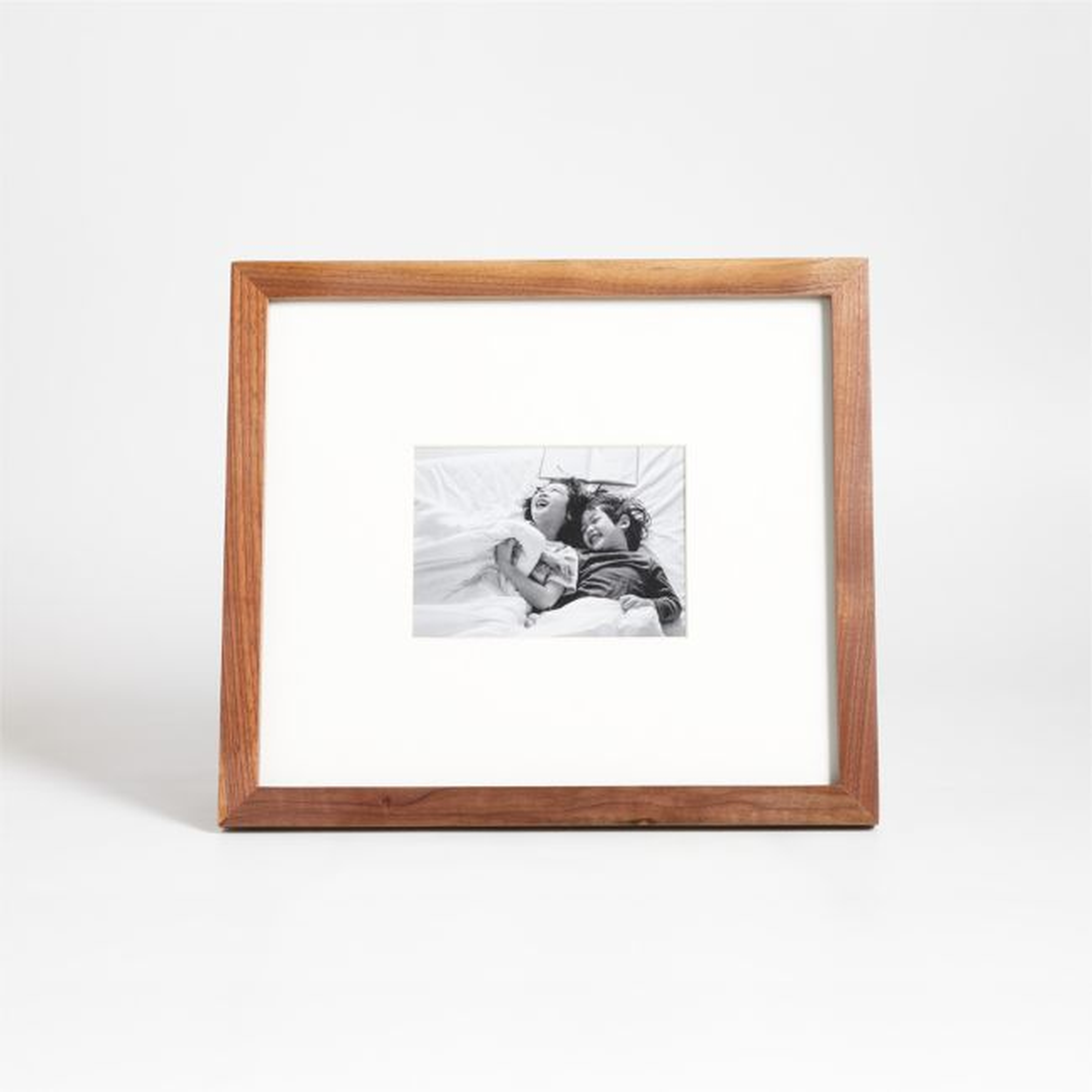 Walnut Wood 5x7 Picture Frame - Crate and Barrel
