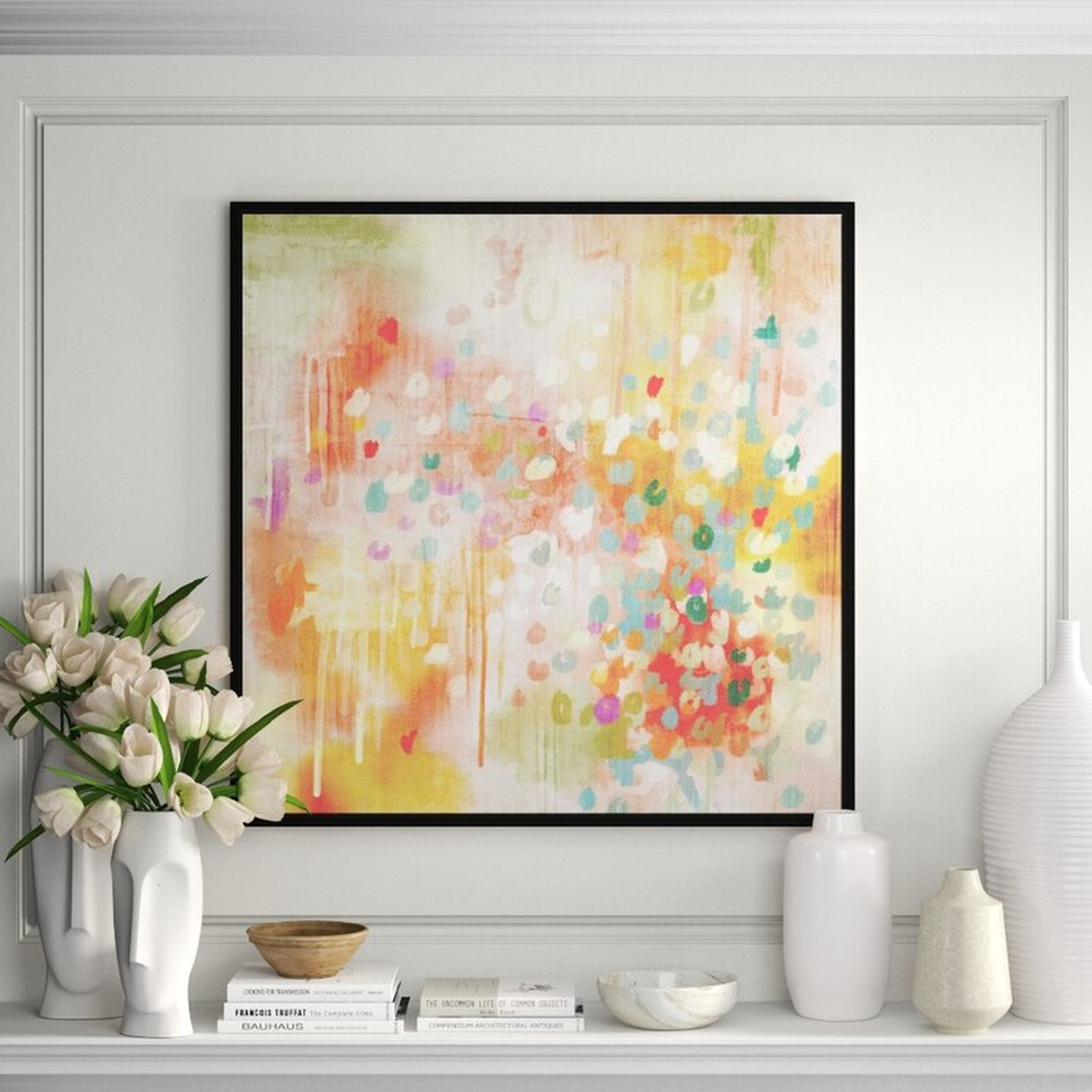 JBass Grand Gallery Collection Colorful I Love You - Painting on Canvas - Perigold
