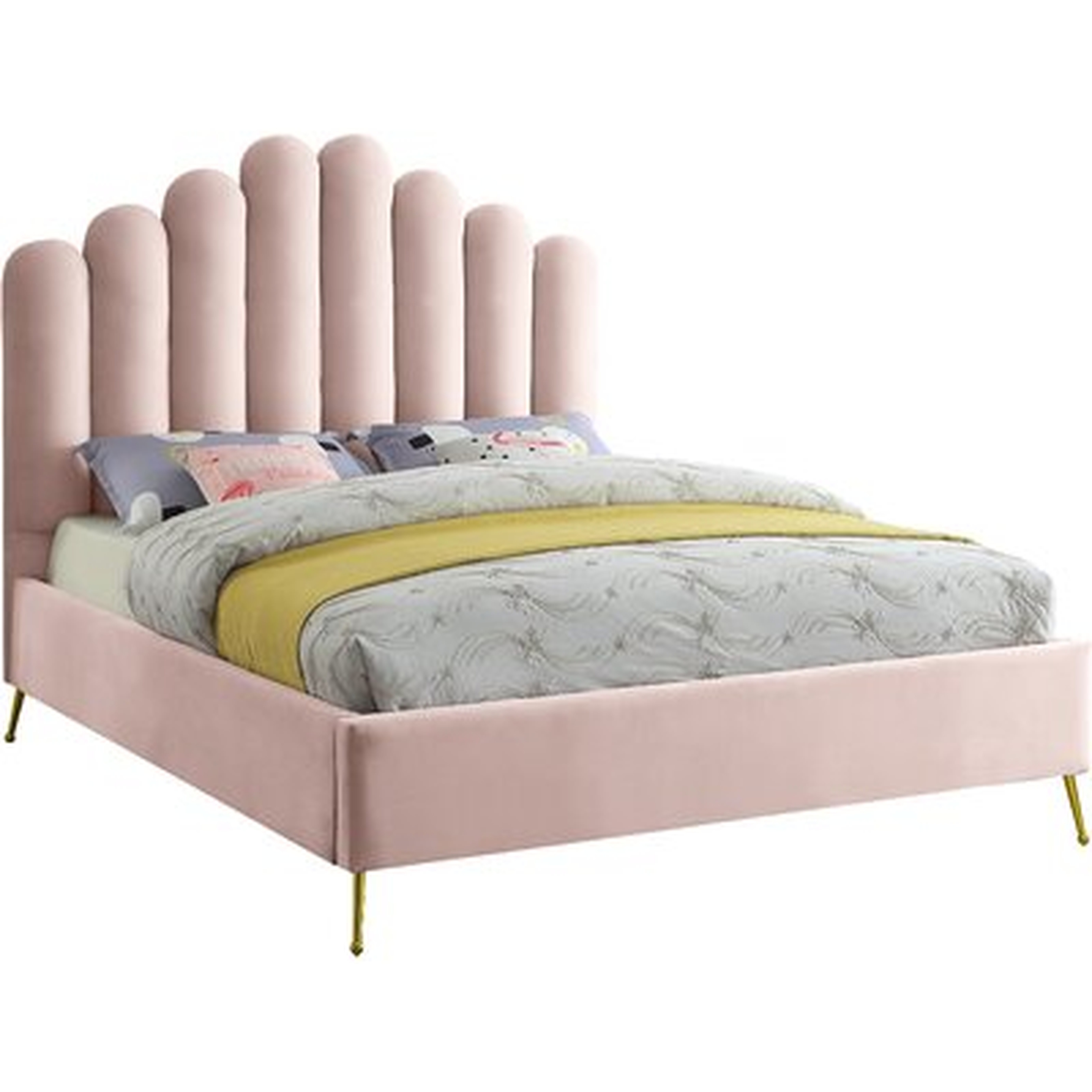 Sonette Upholstered Flatform Bed - Wayfair