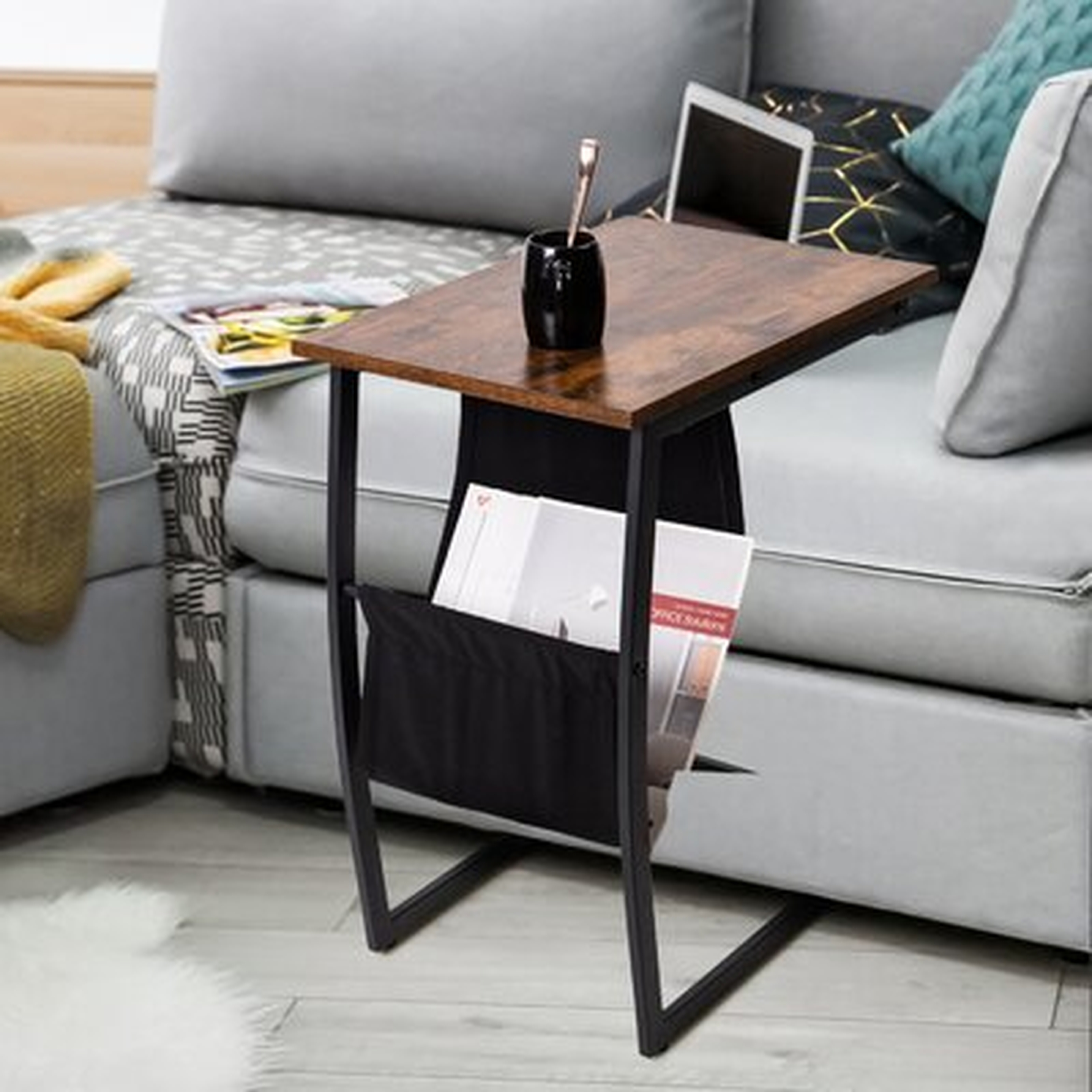 Holladay C Table End Table with Storage - Wayfair