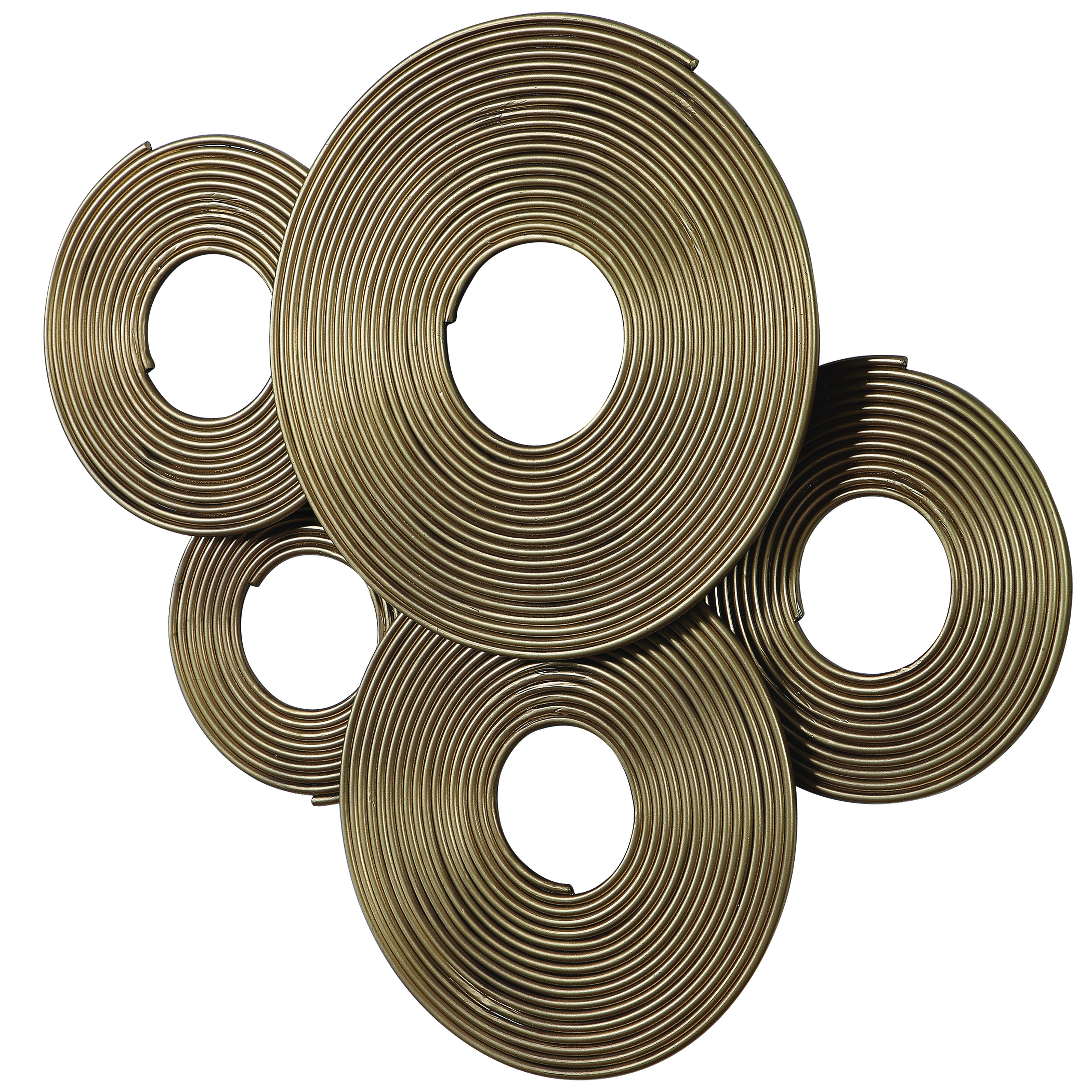 Ahmet Gold Rings Wall Decor - Uttermost
