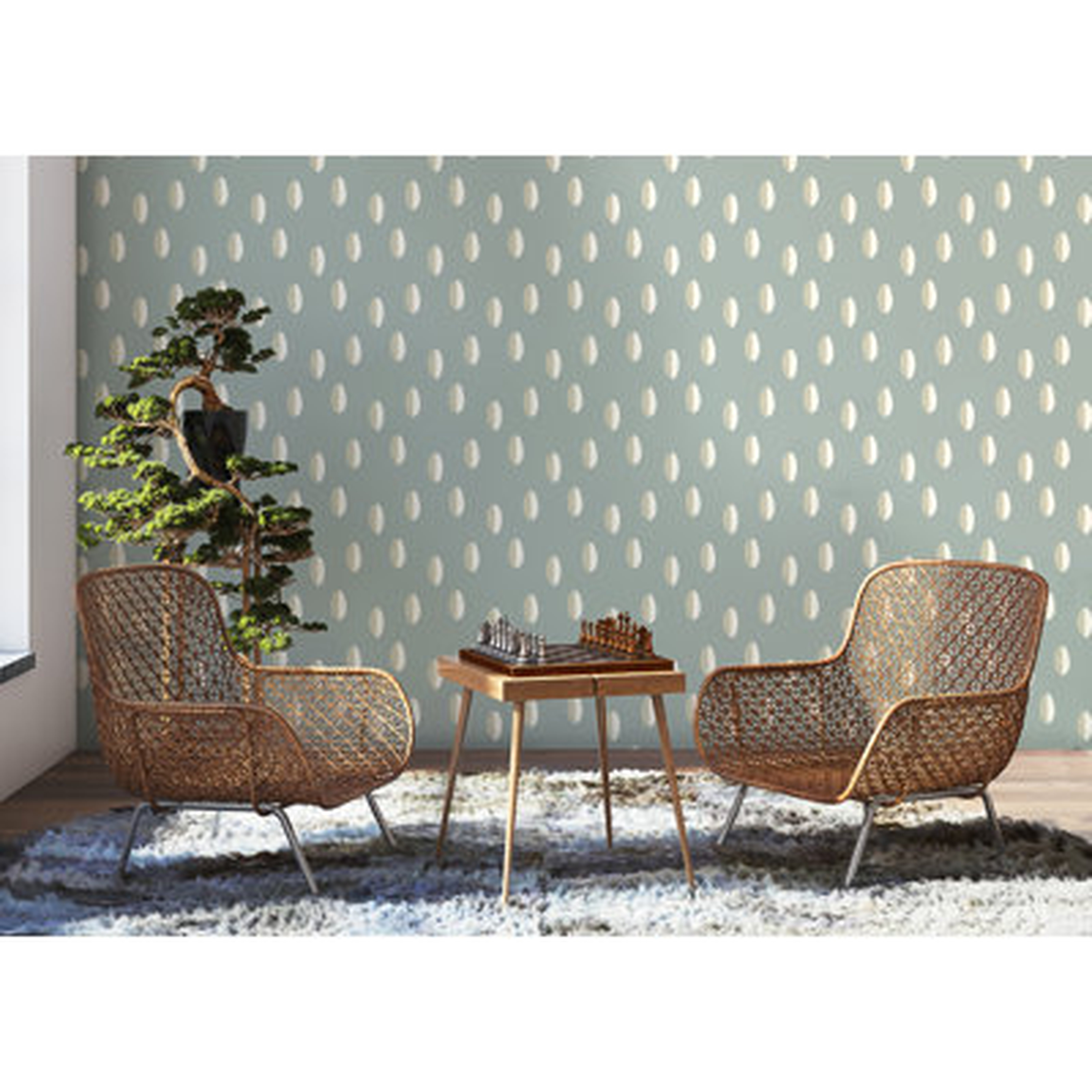 Shape of Color Modern Peel & Stick Wallpaper - AllModern