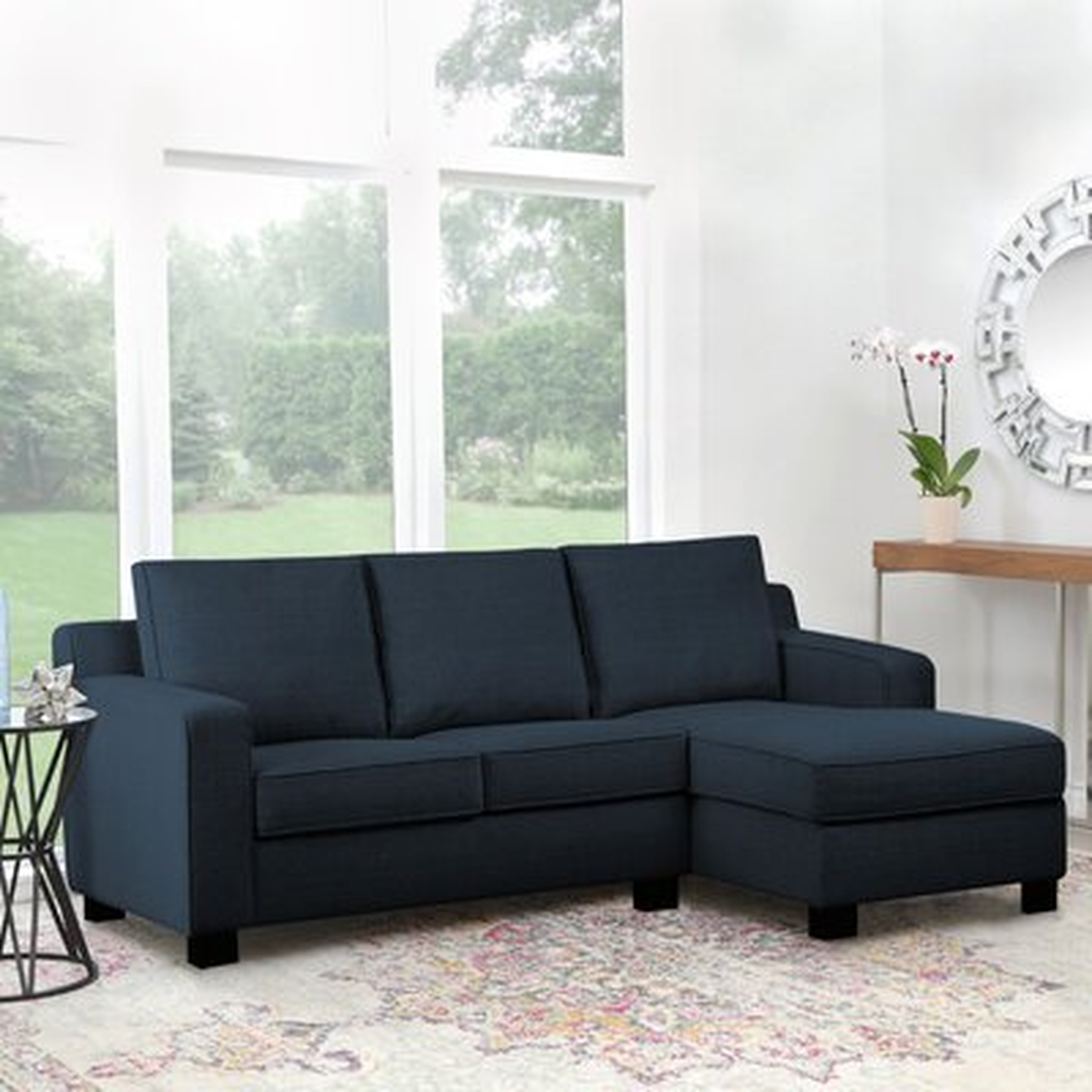 Huckaby 76.8" Reversible Sectional - Wayfair