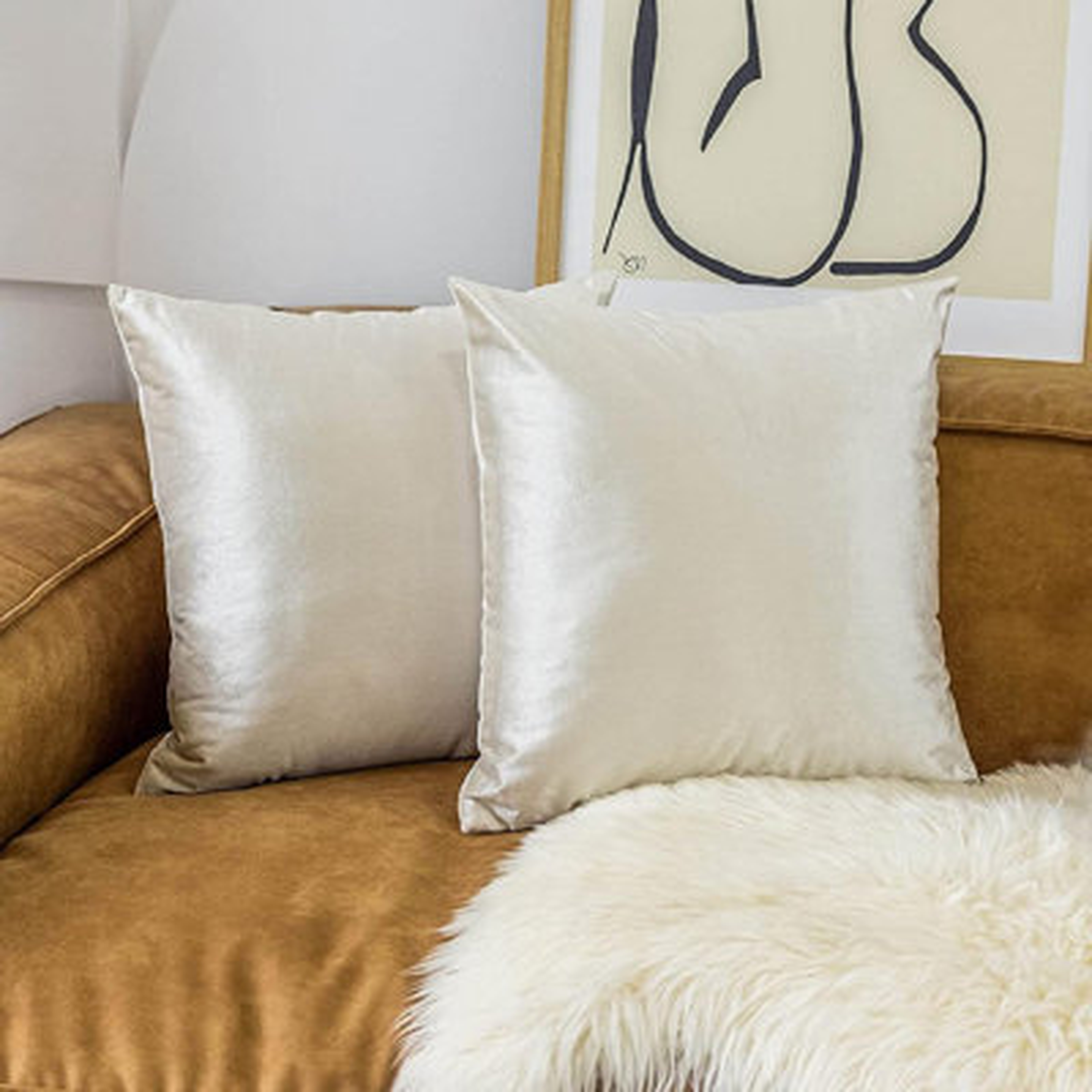 Pillowcase Velvet Pillowcase For Sofa Lounge_Square - Wayfair