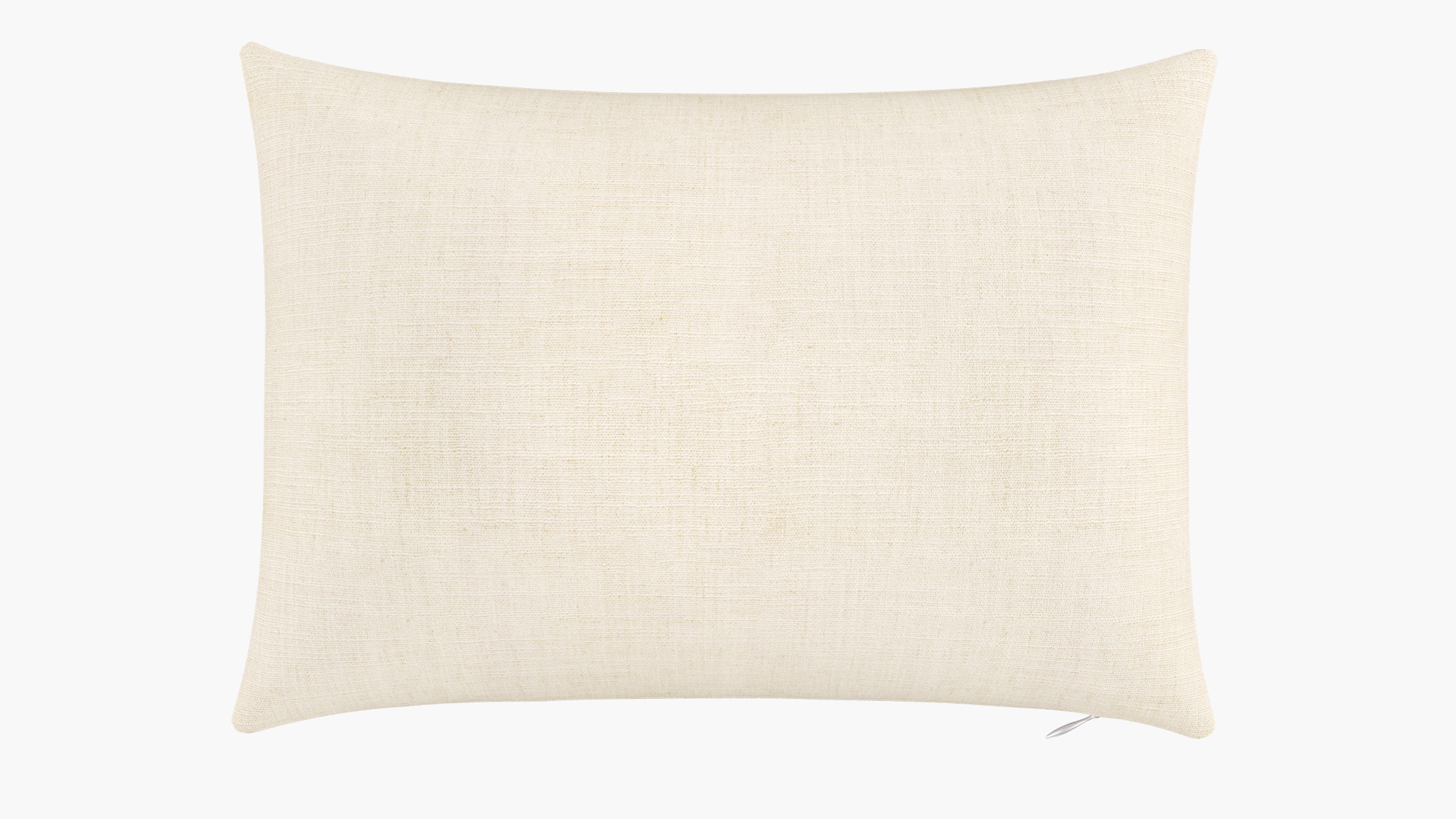 Throw Pillow 14" x 20", Talc Everyday Linen, 14" x 20" - The Inside