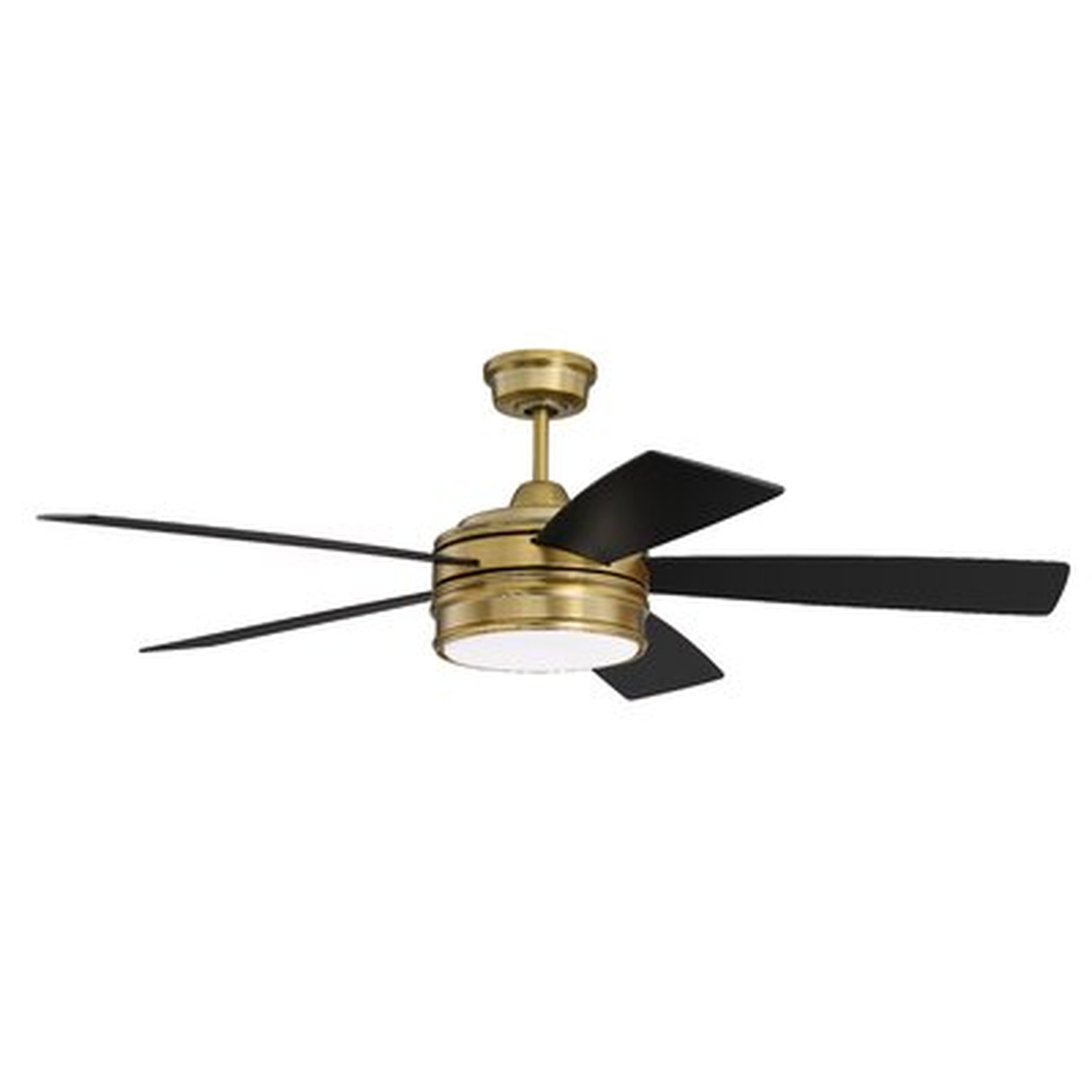 52" Winchcombe 5 Blade LED Ceiling Fan with Remote Light Kit - Birch Lane