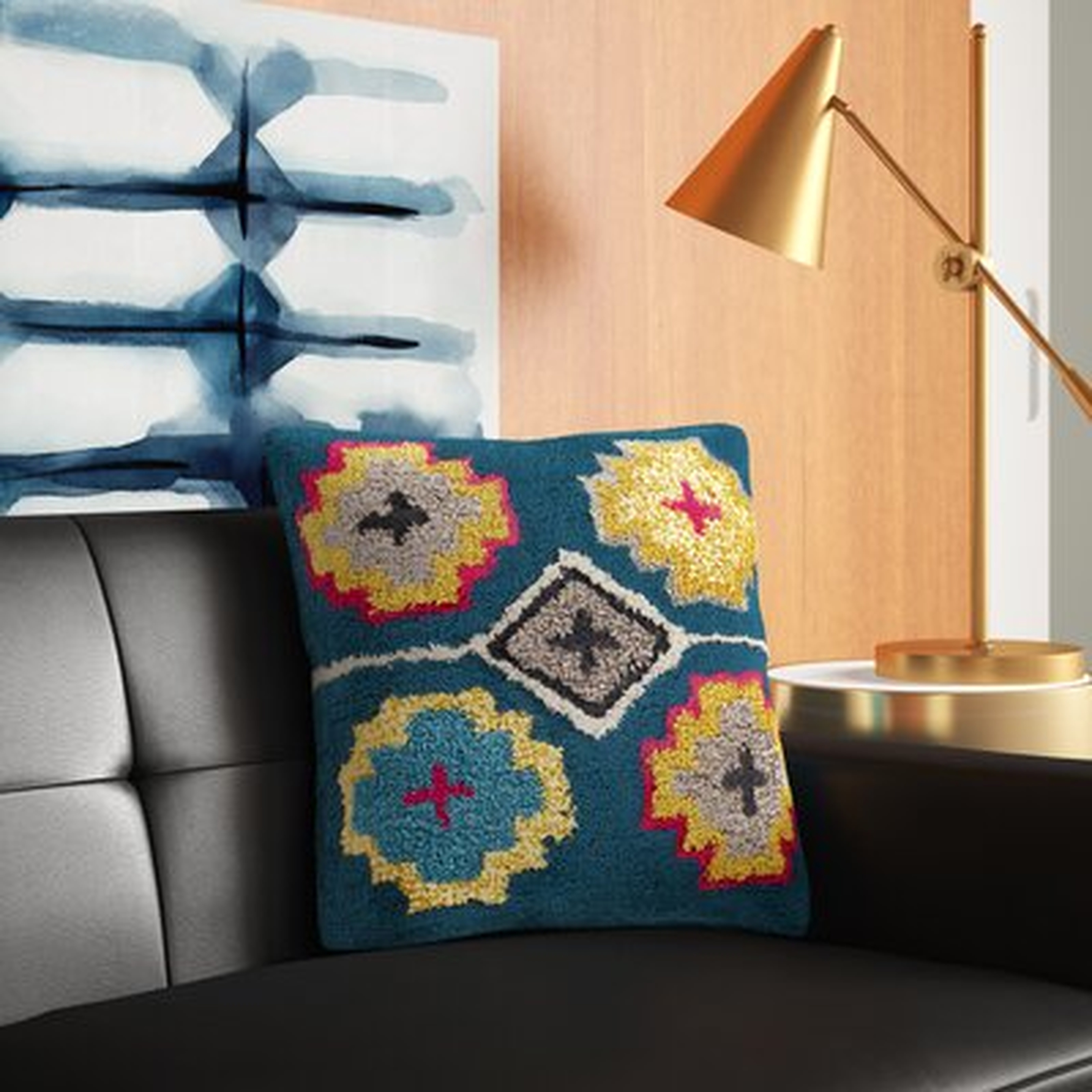 Soroka Geometric Throw Pillow - AllModern