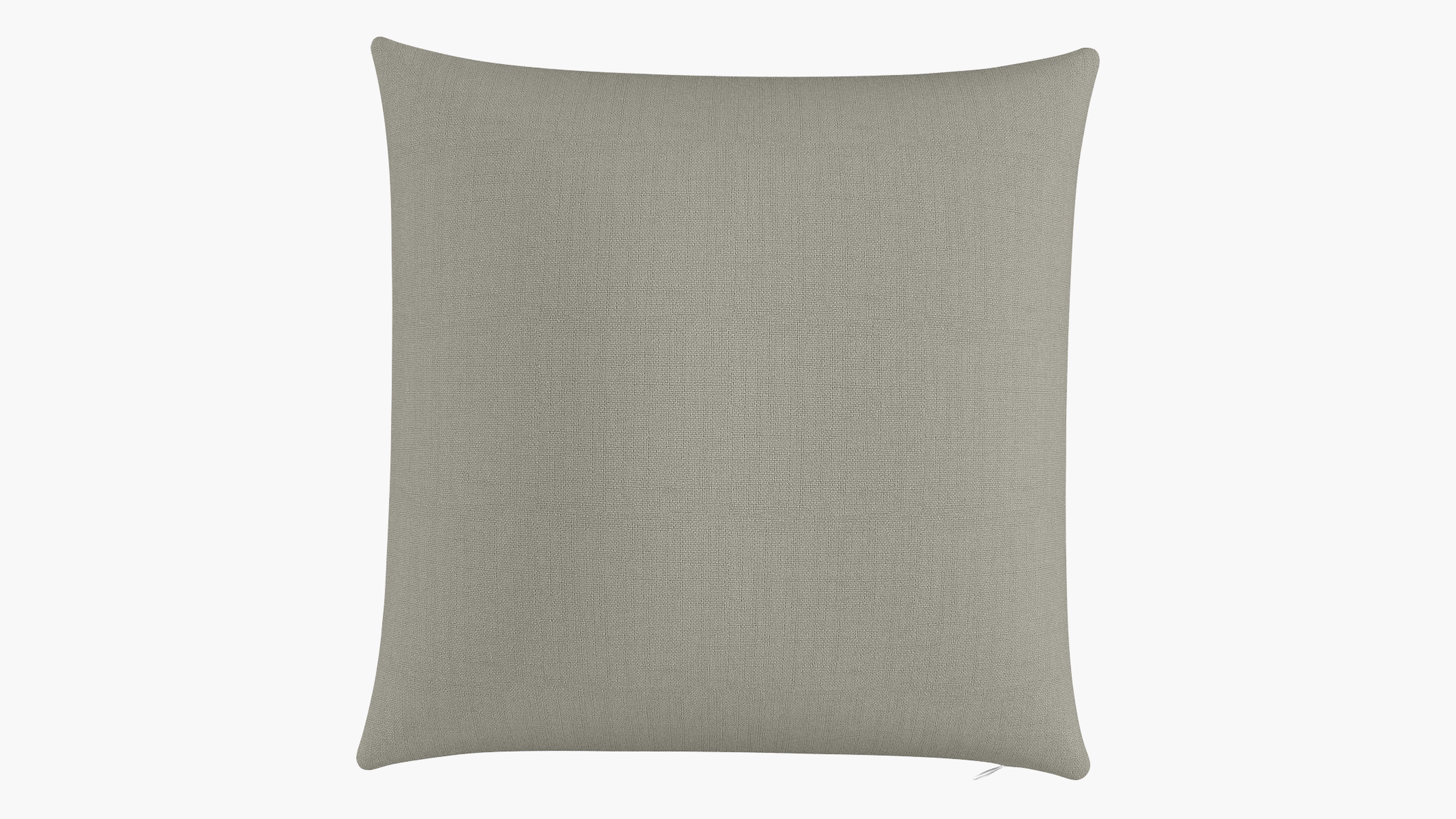 Throw Pillow 22", Putty Everyday Linen, 22" x 22" - The Inside